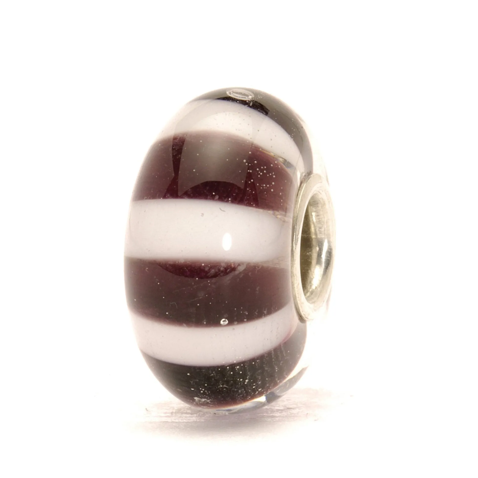 Trollbeads Beads*Black And White Stripes Bead