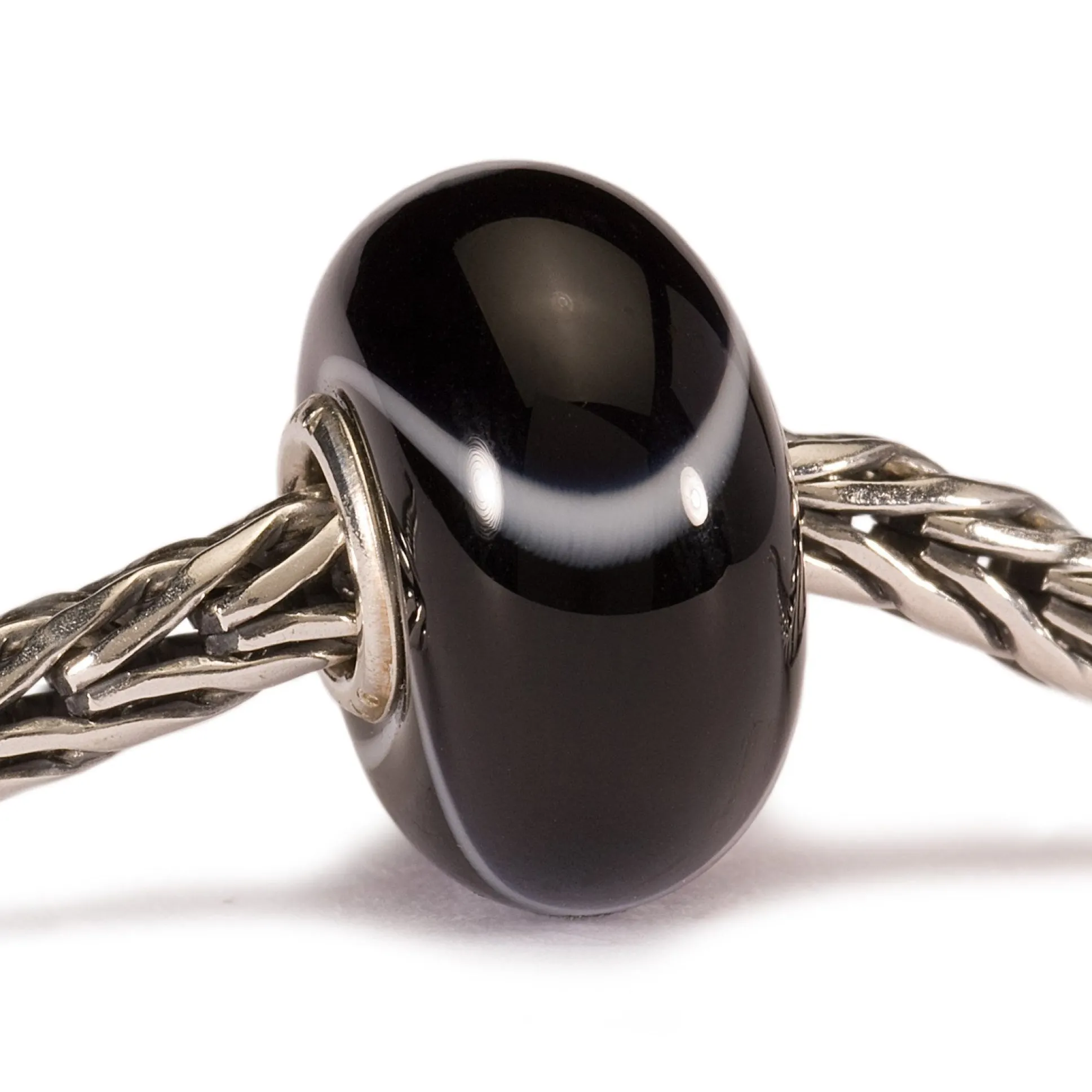 Trollbeads Beads*Black Armadillo Bead