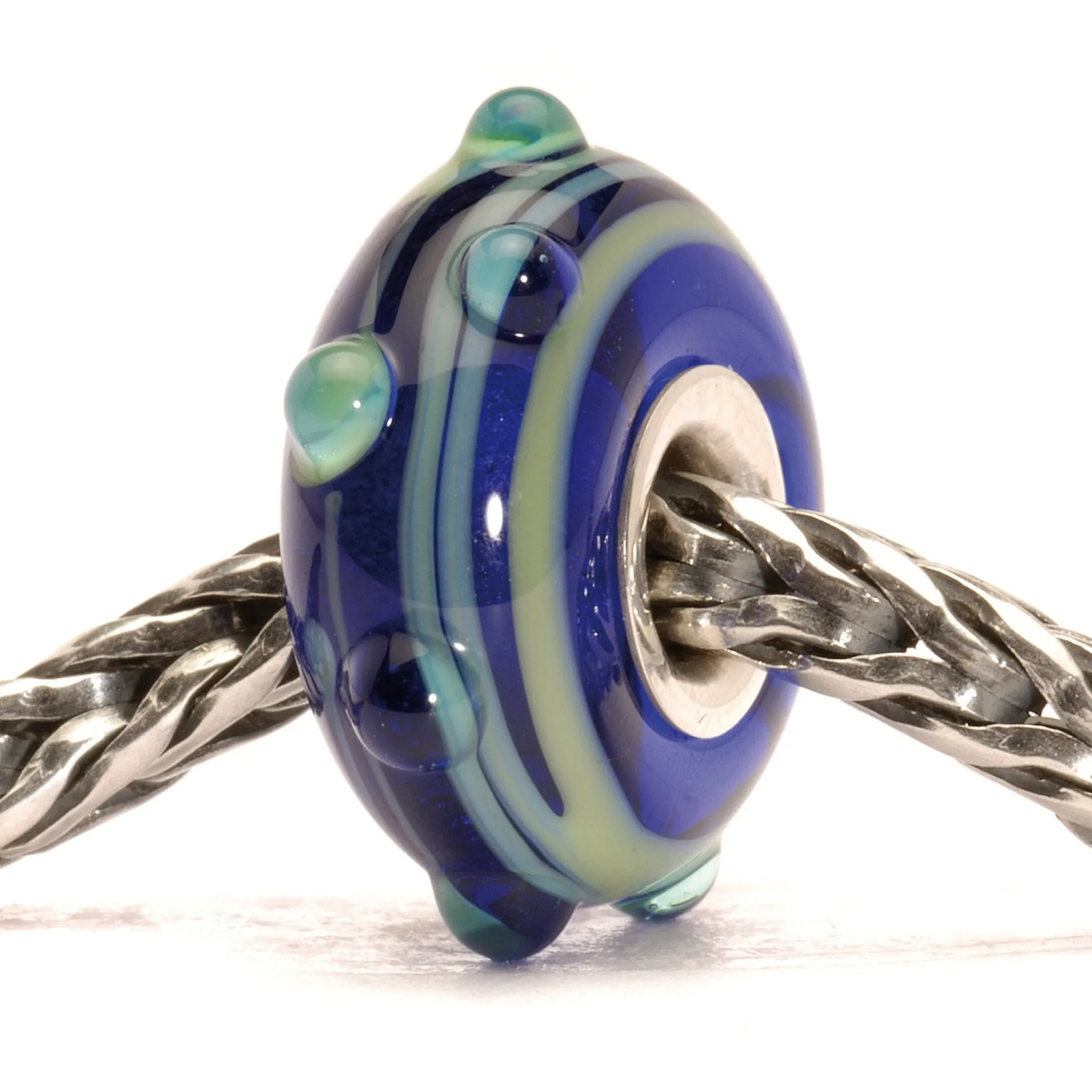 Trollbeads Beads*Blue Dew Bead