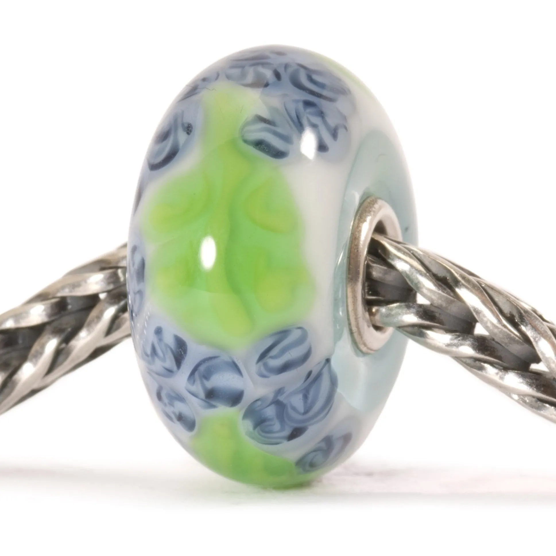 Trollbeads Beads*Blue Flax Bead