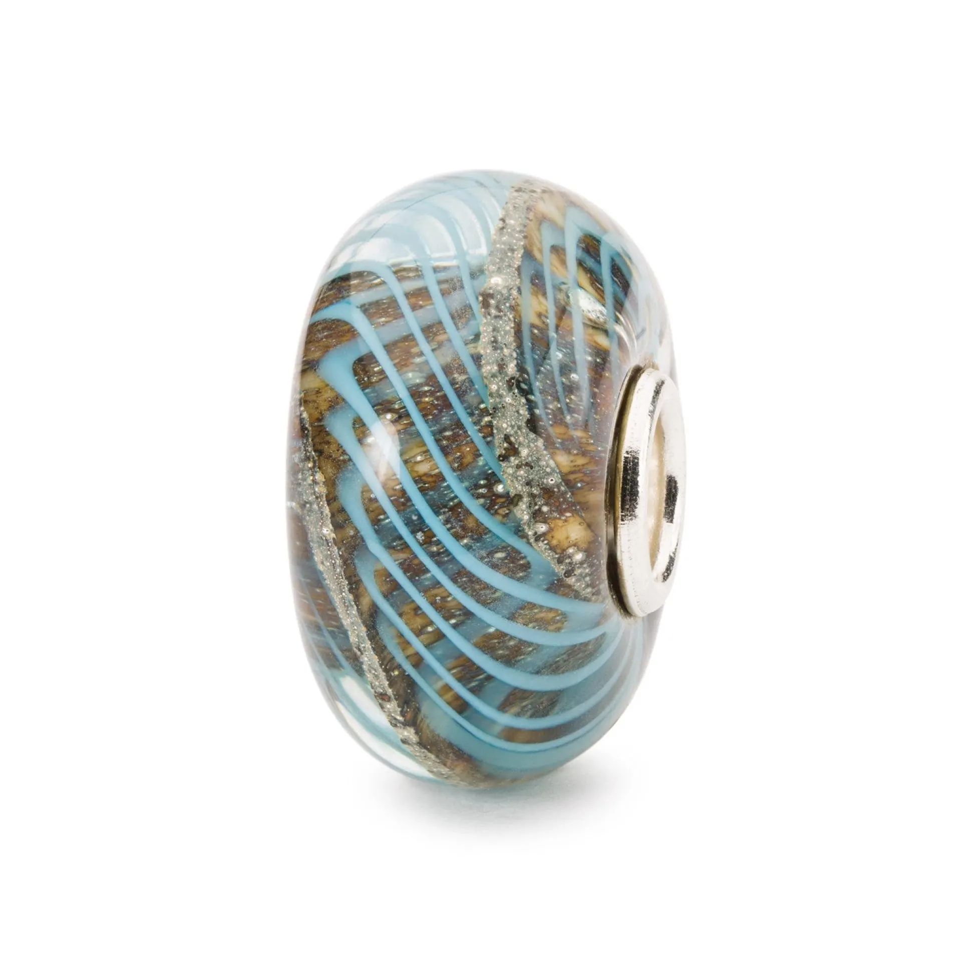 Trollbeads Beads*Blue Grooves Bead