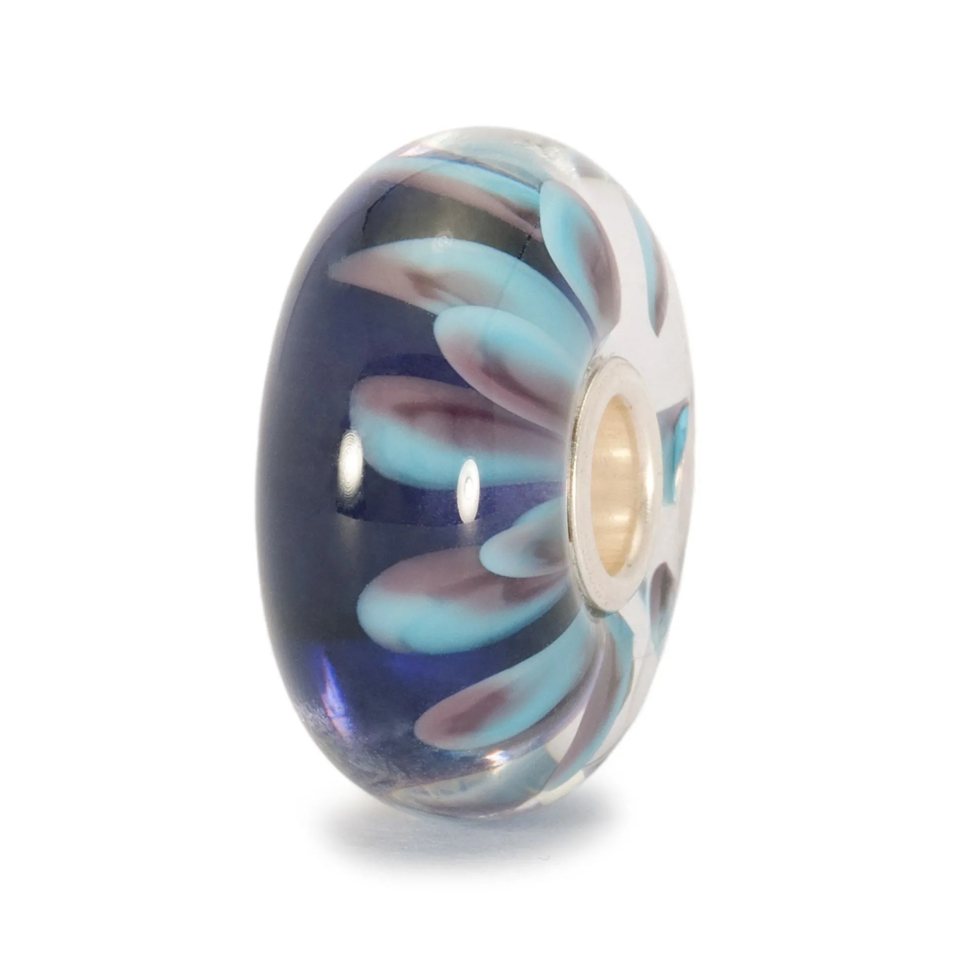 Trollbeads Beads*Blue Petals Bead