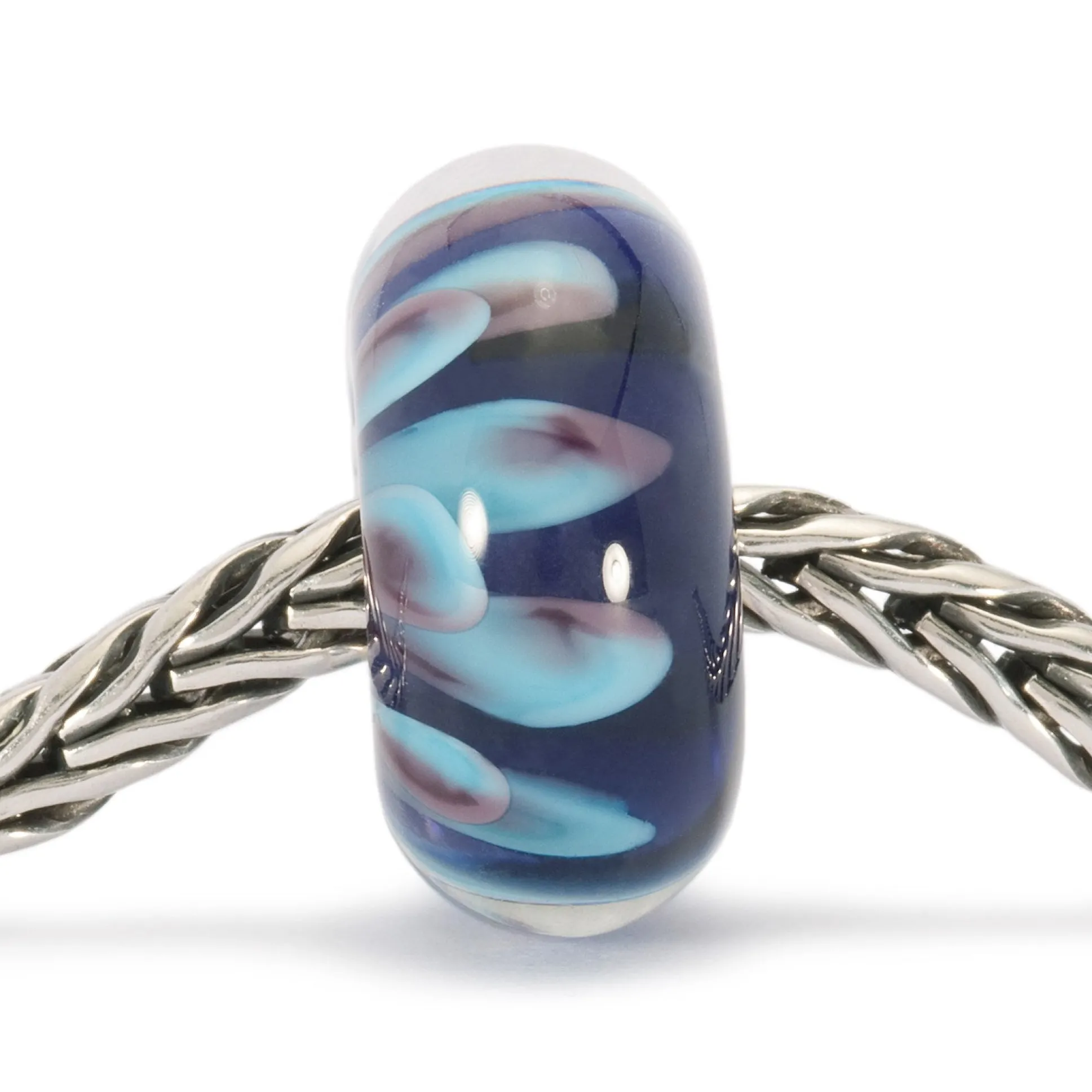 Trollbeads Beads*Blue Petals Bead