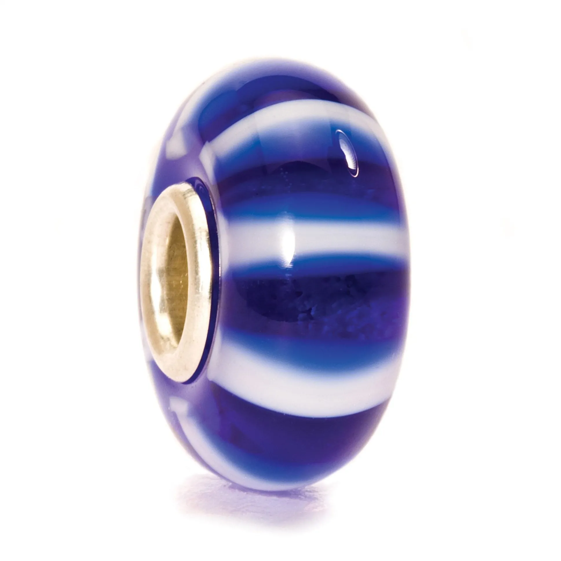 Trollbeads Beads*Blue Stripe Bead