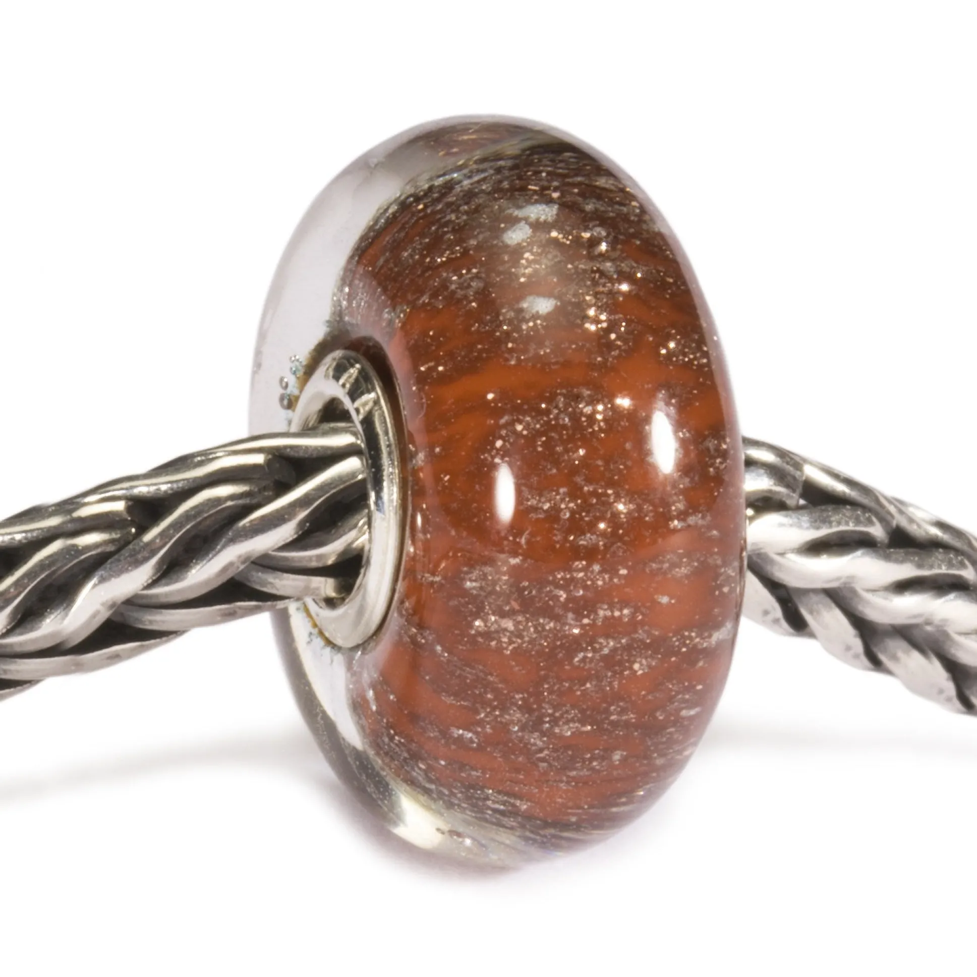 Trollbeads Beads*Brown Desert Bead