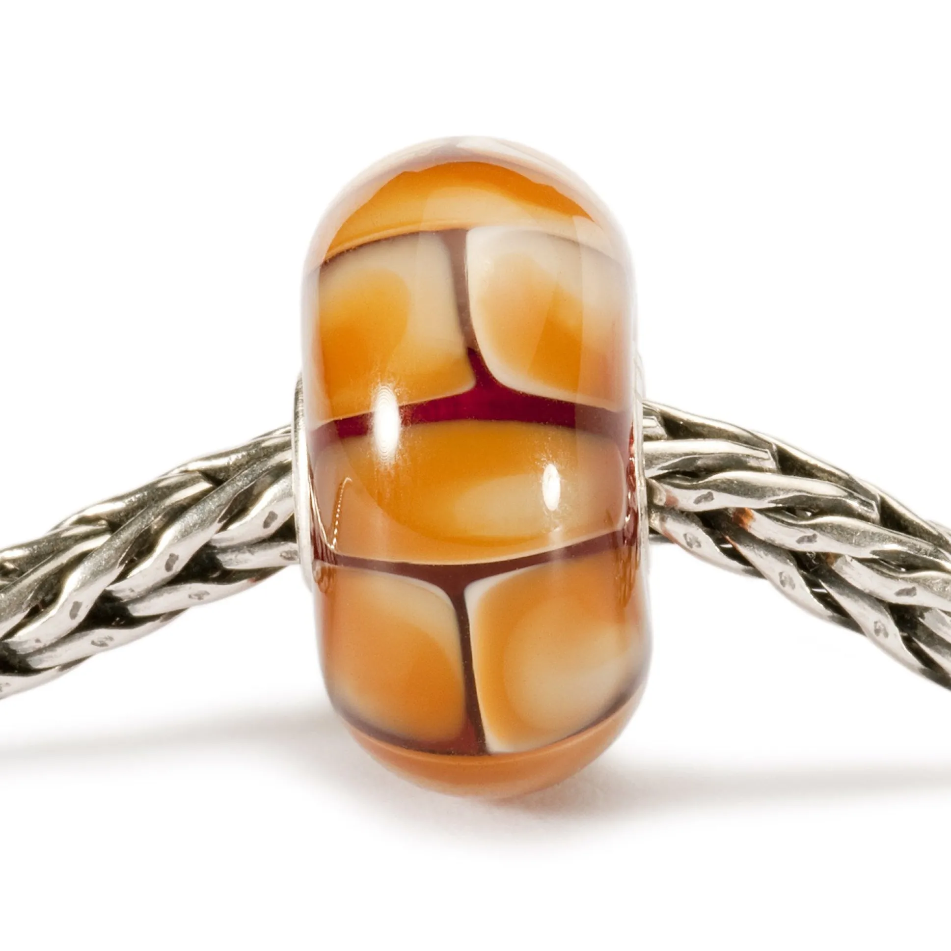 Trollbeads Beads*Brown Fusion Bead