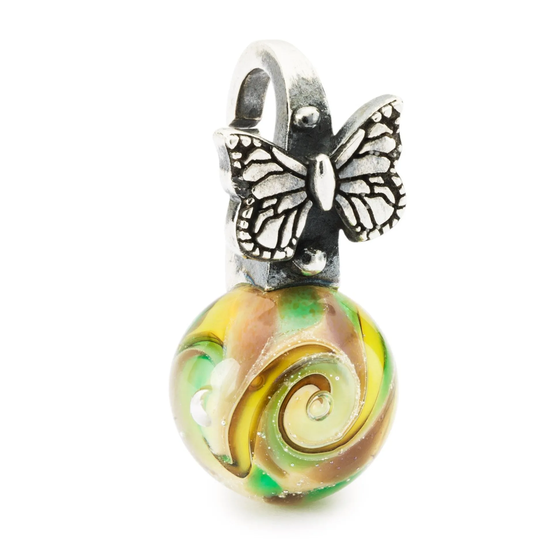 Trollbeads Necklace Pendants*Butterfly Garden Pendant