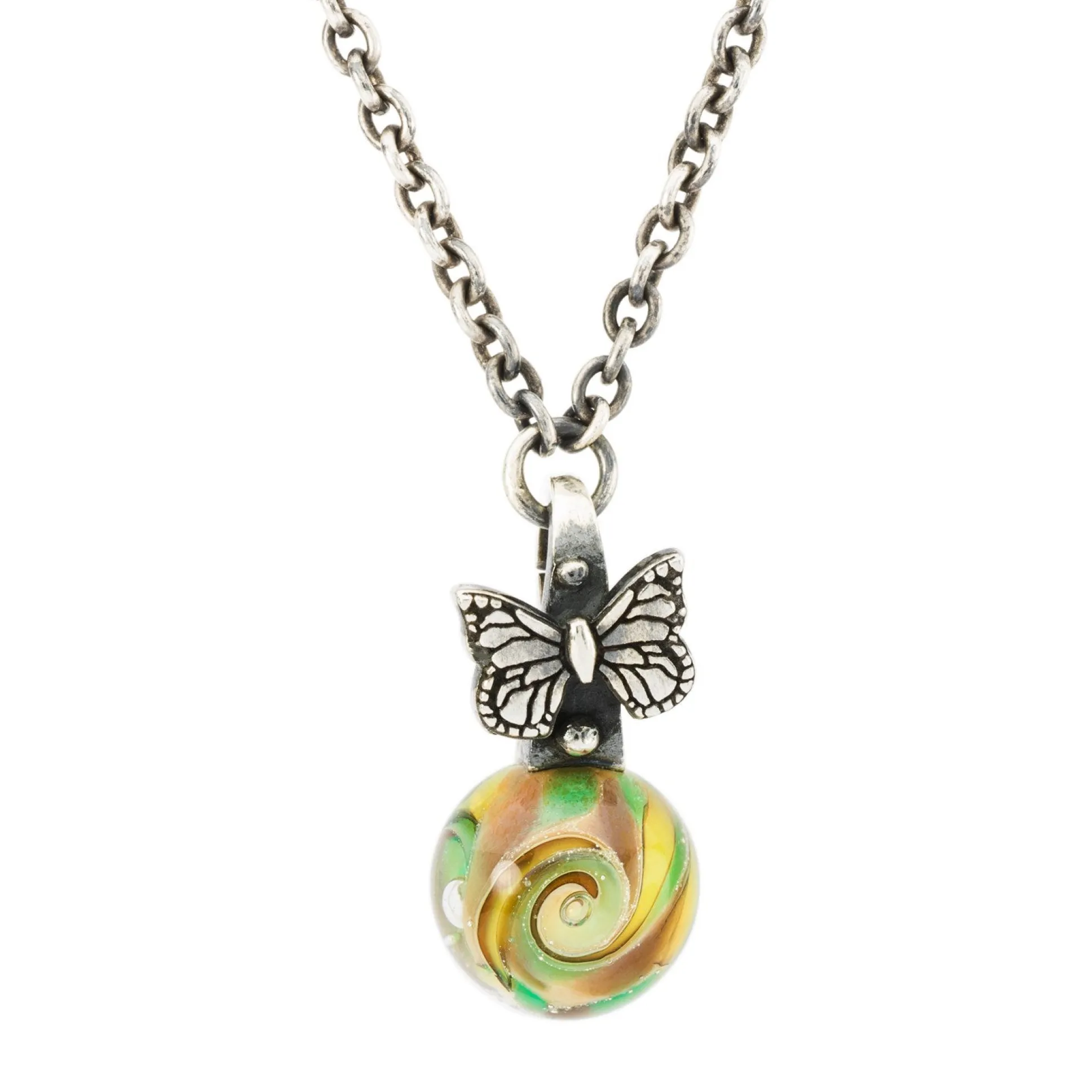 Trollbeads Necklace Pendants*Butterfly Garden Pendant