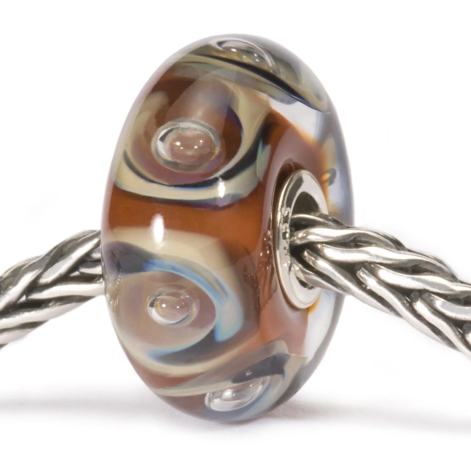 Trollbeads Beads*Chocolate Parrot Bead