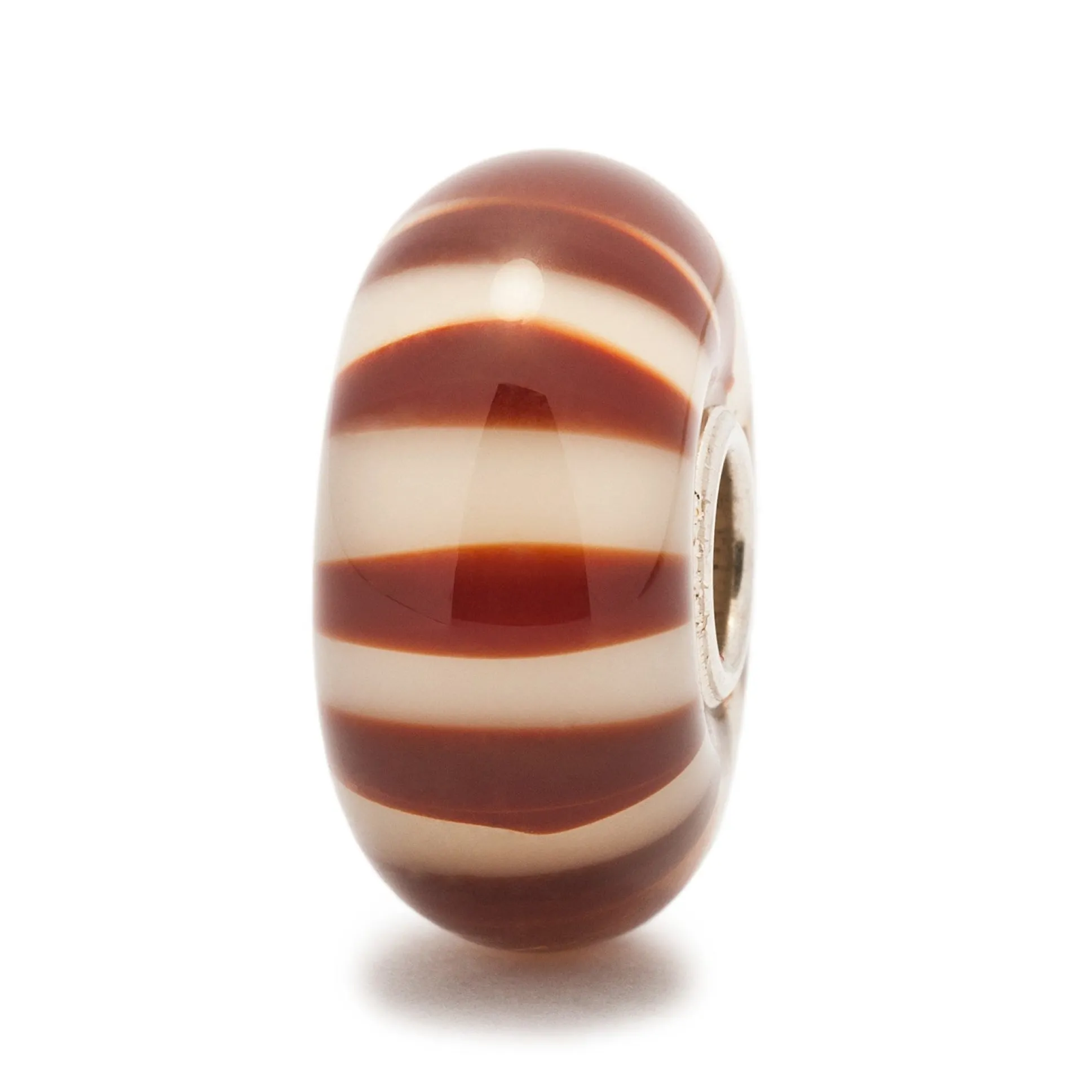 Trollbeads Beads*Chocolate Stripe Bead