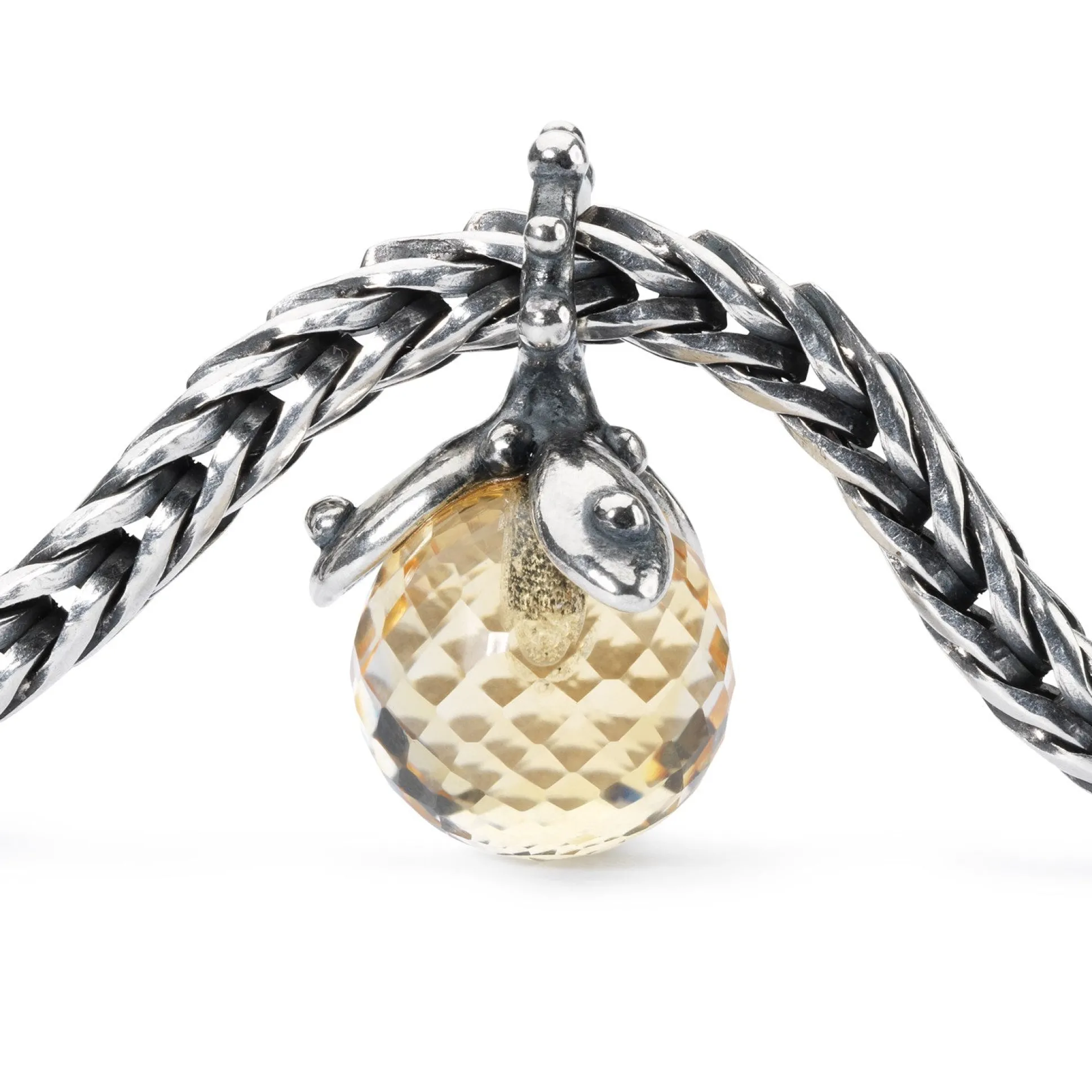 Trollbeads Beads*Citrine Facet Tassel Bead