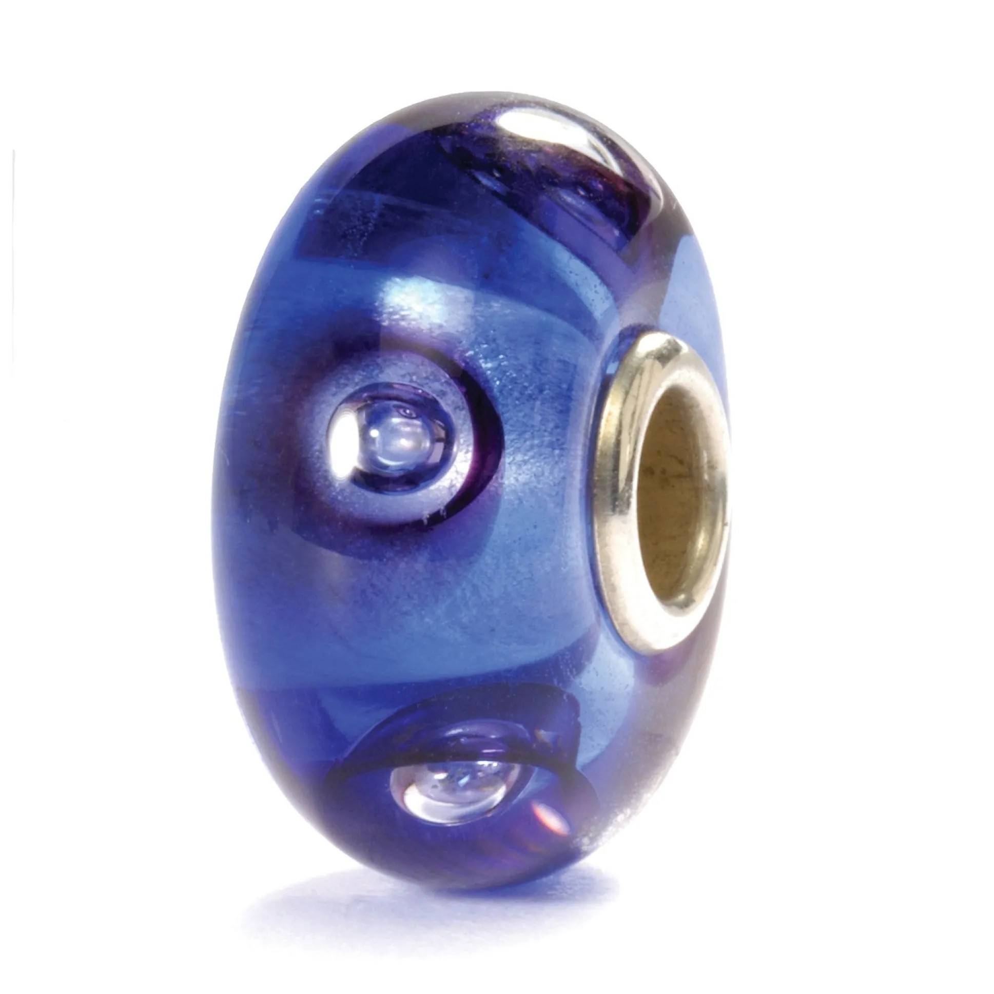 Trollbeads Beads*Clear Blue Bubbles Bead