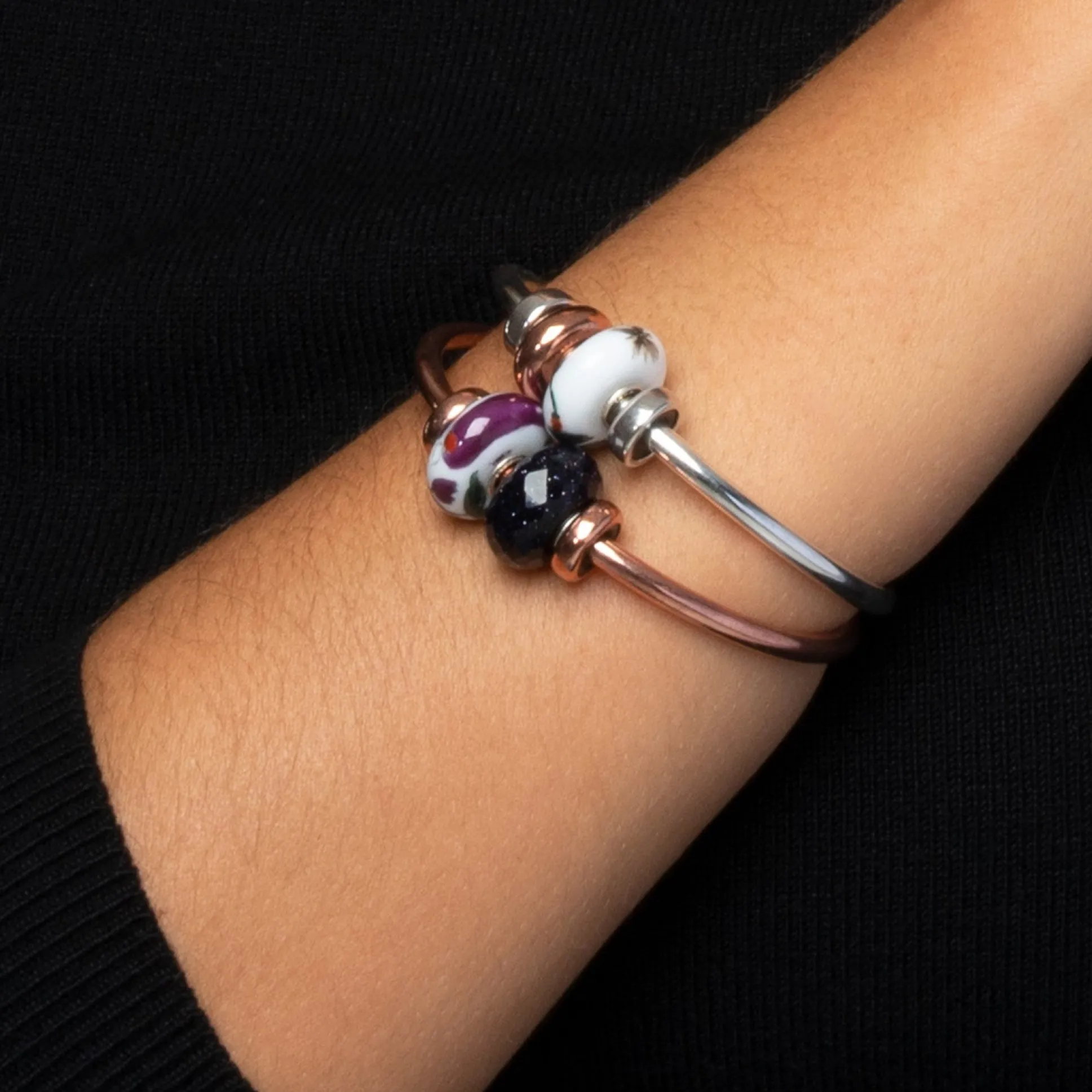 Trollbeads Beads*Delicate Aubergine Bead