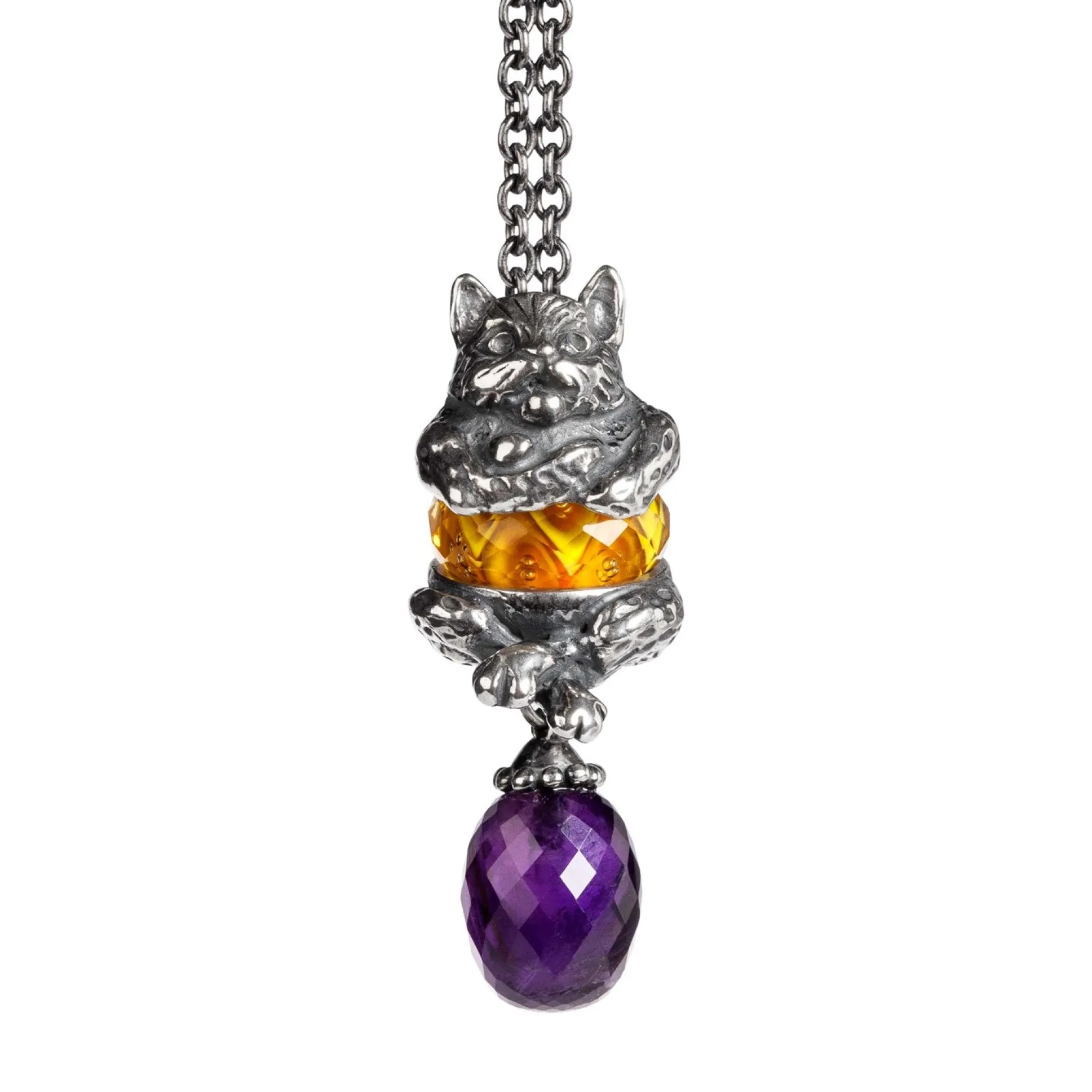 Trollbeads Necklace Pendants*Fantasy Cat Pendant