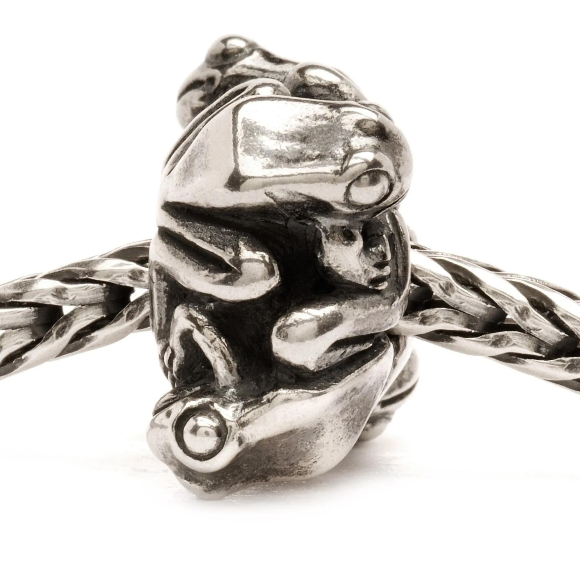 Trollbeads Beads*Four Frogs, Big Bead