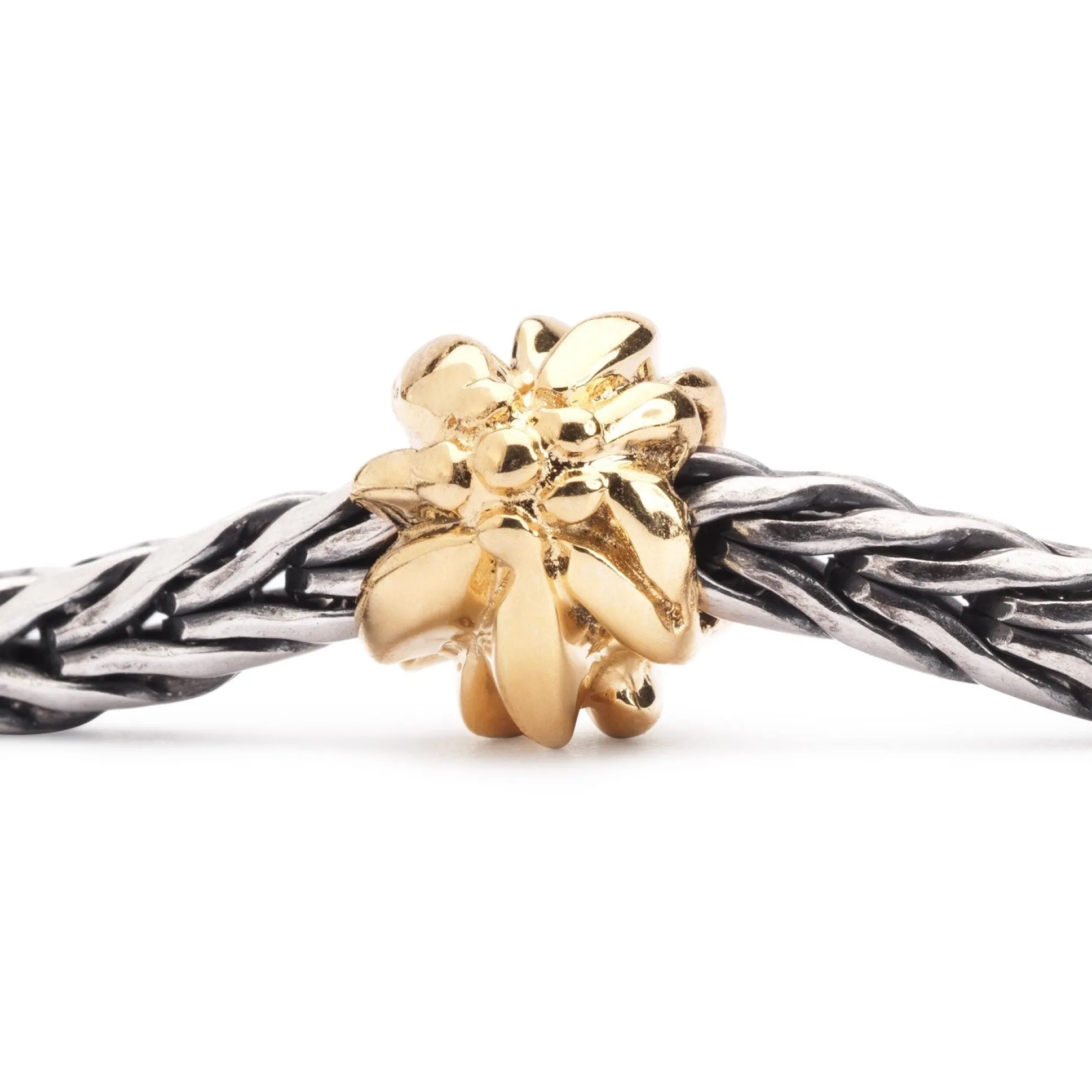 Trollbeads Beads*Gold Mountain Flower Bead