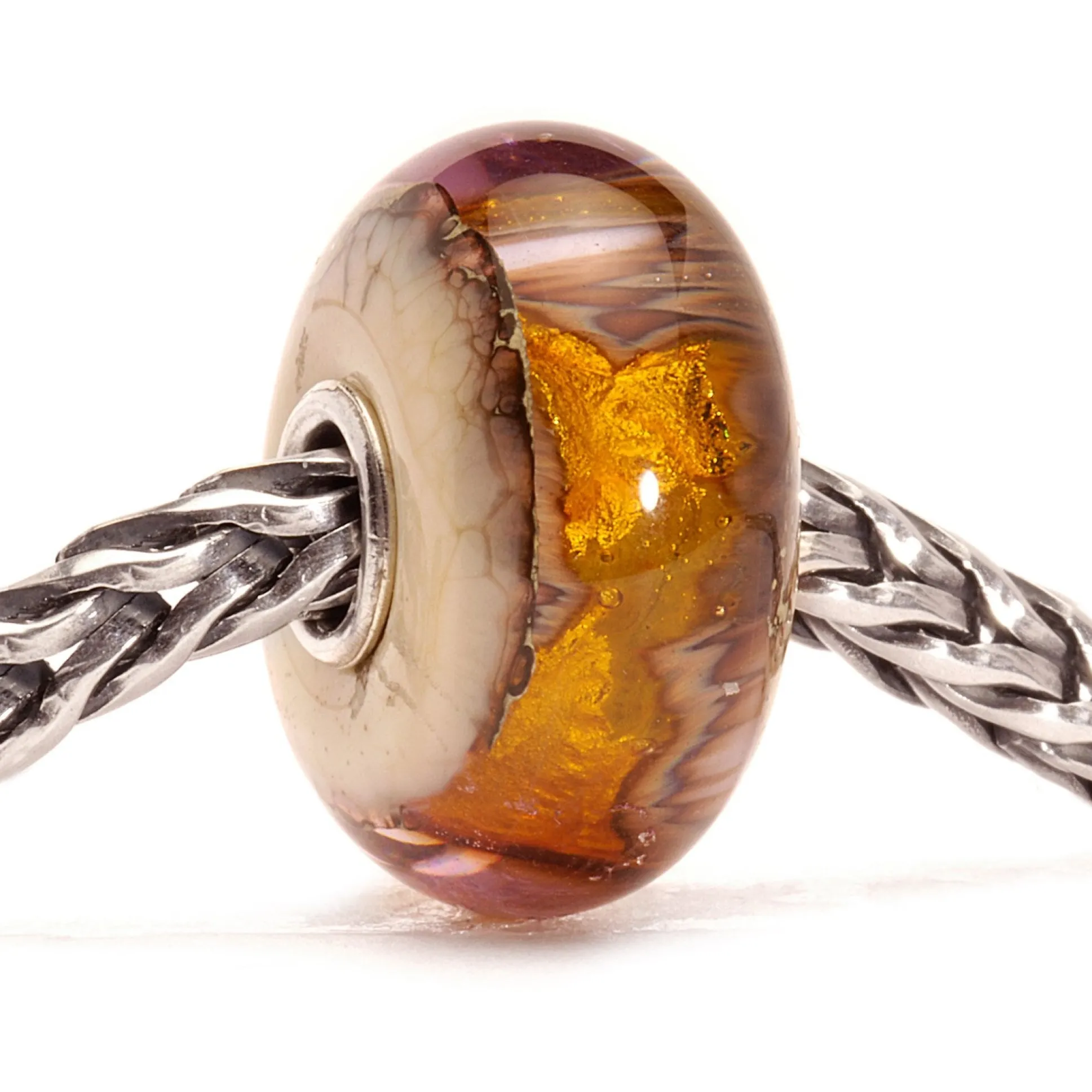 Trollbeads Beads*Golden Cave Bead