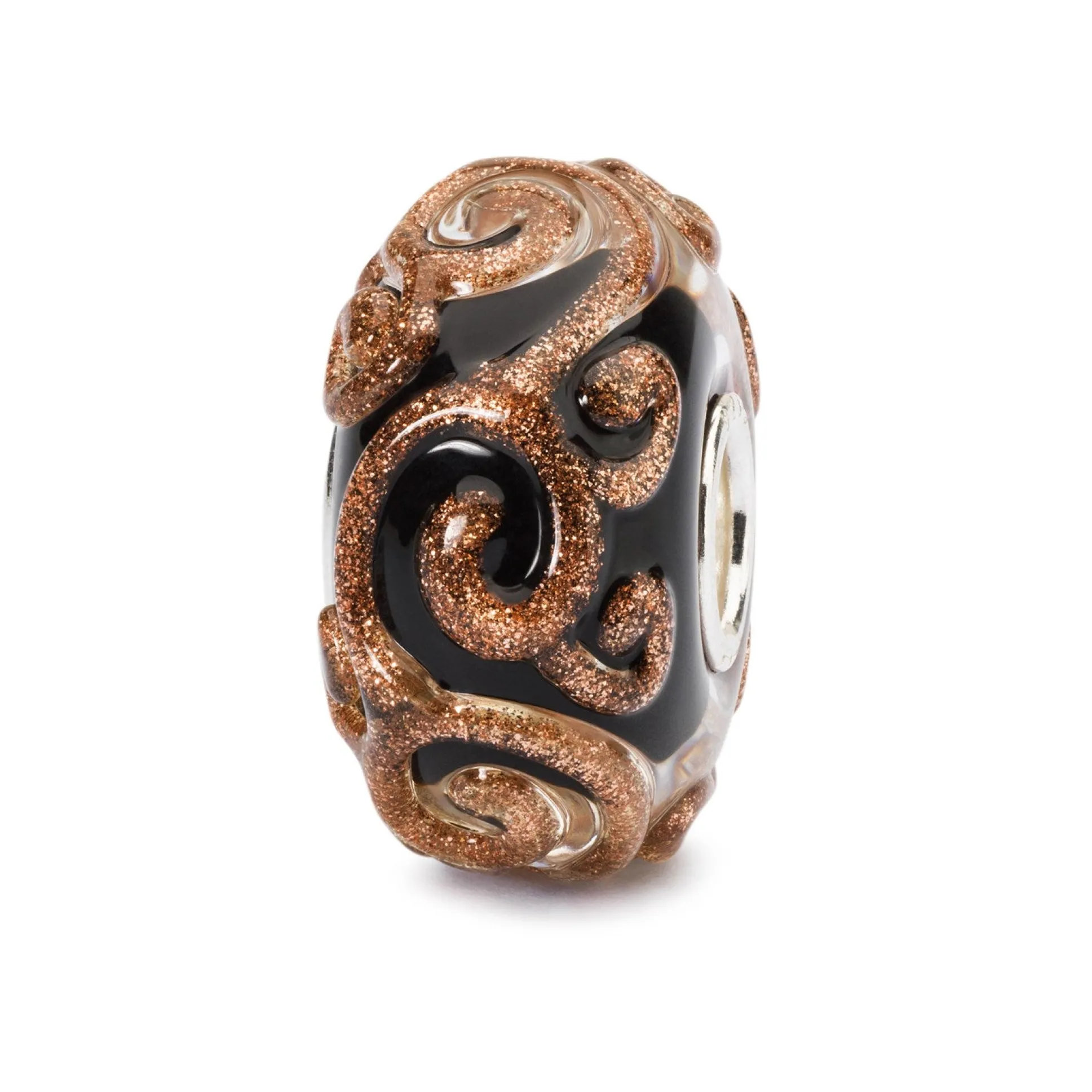 Trollbeads Beads*Golden Swirl Bead