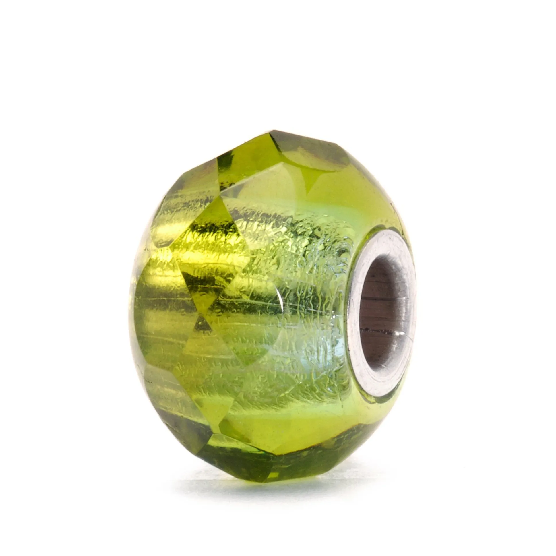 Trollbeads Beads*Green Prism Bead