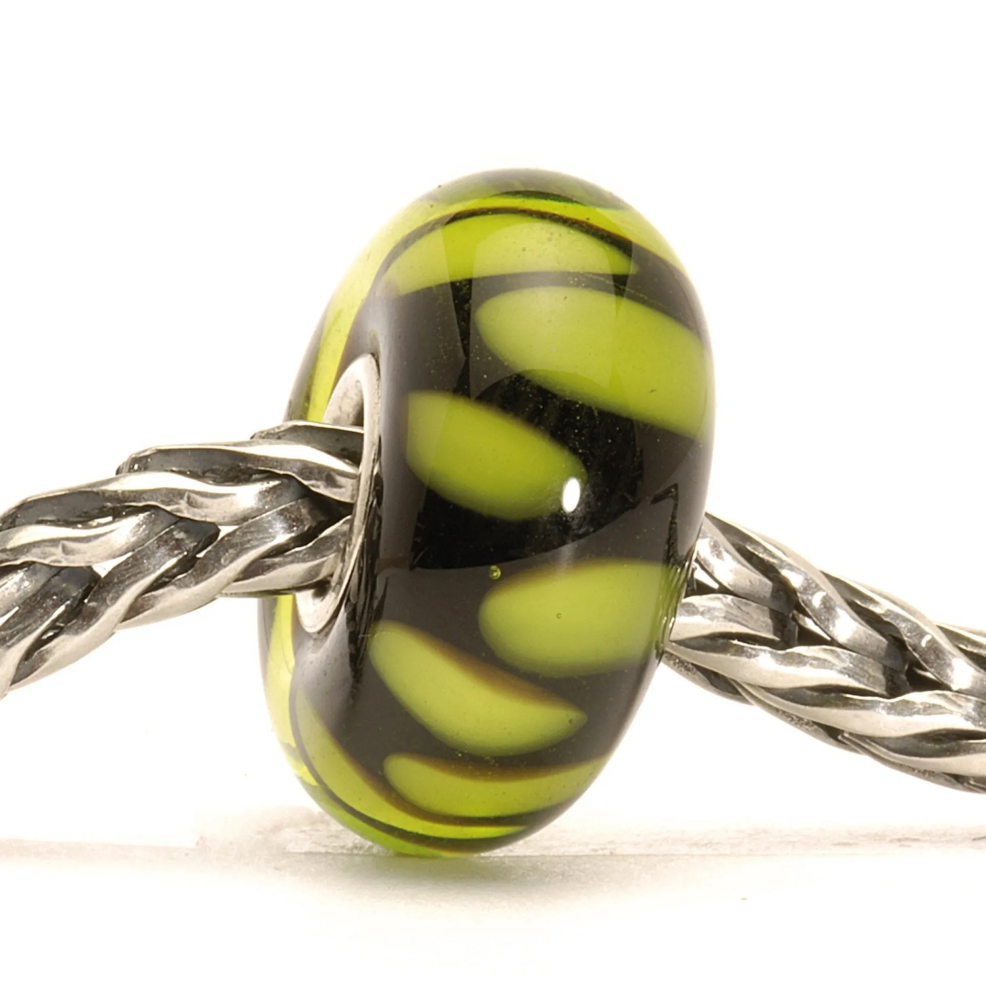 Trollbeads Beads*Green Shade Bead