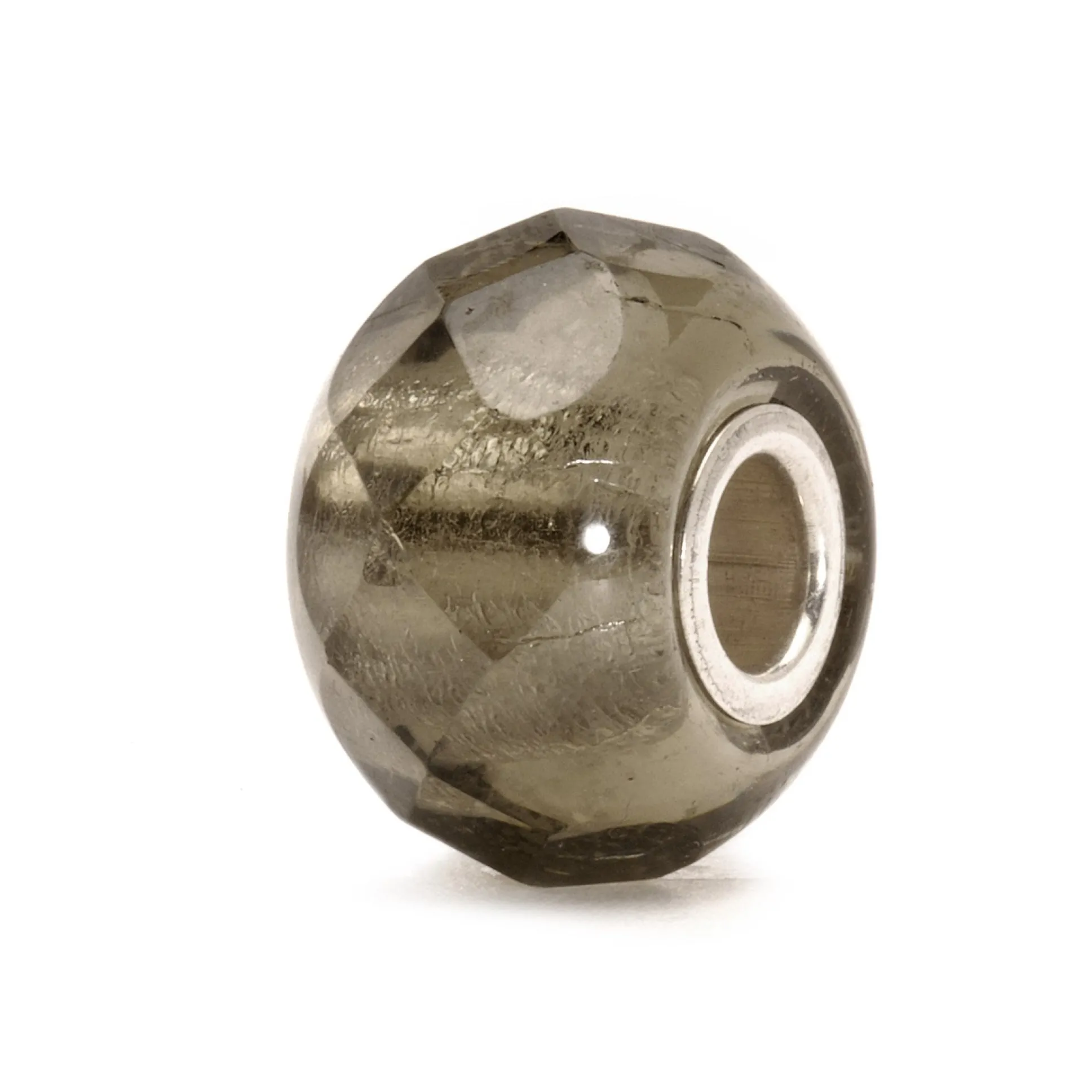 Trollbeads Beads*Grey Prism Bead