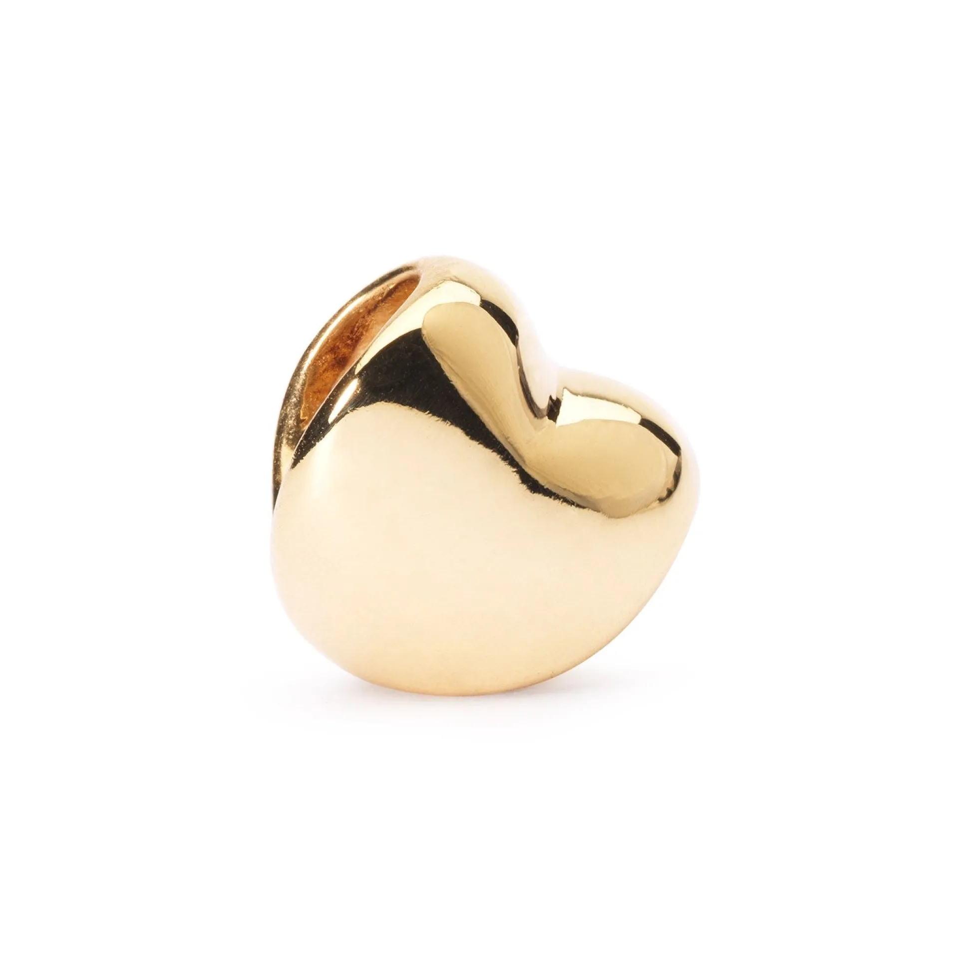 Trollbeads Beads*Heart, Gold Bead