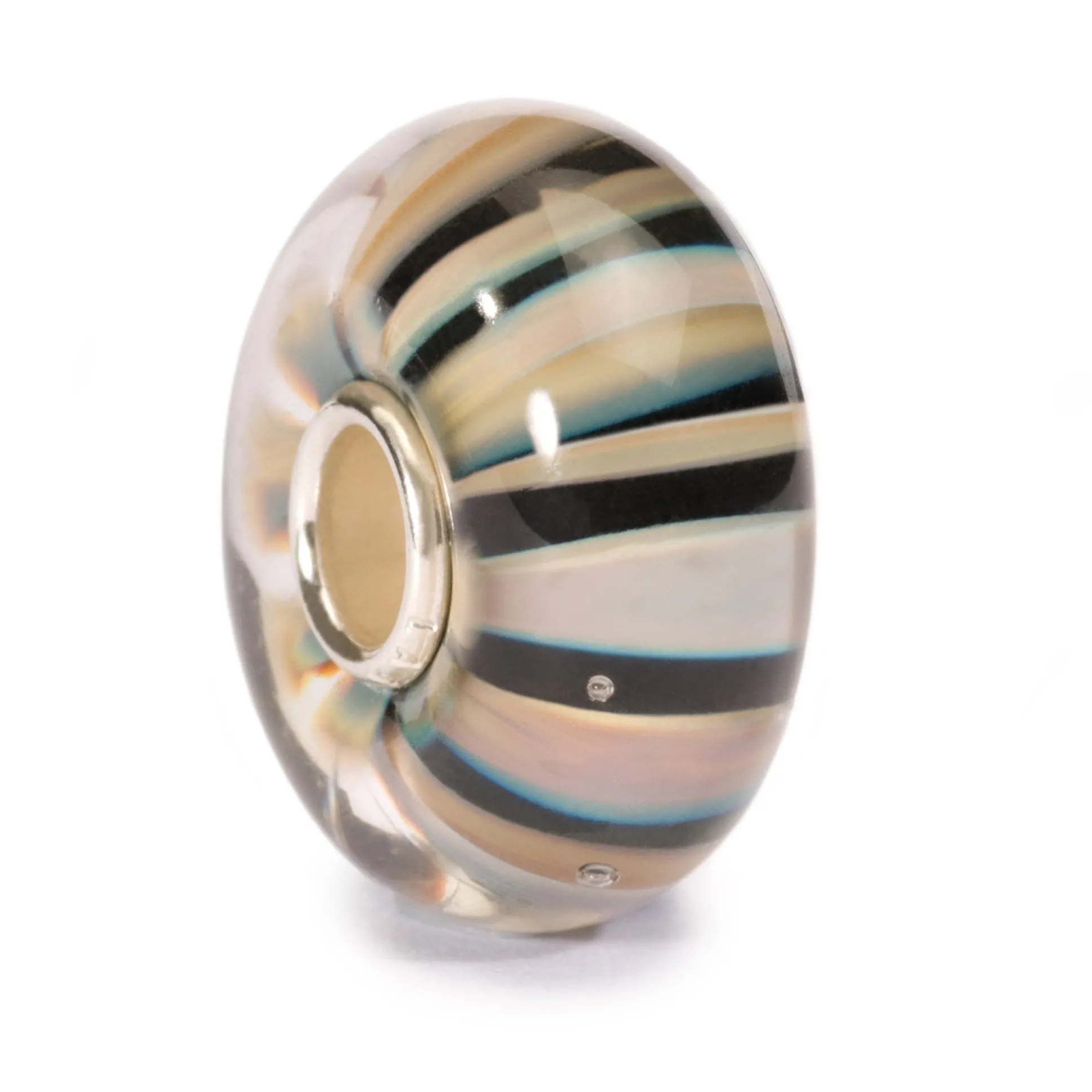 Trollbeads Beads*Khaki Stripe Bead