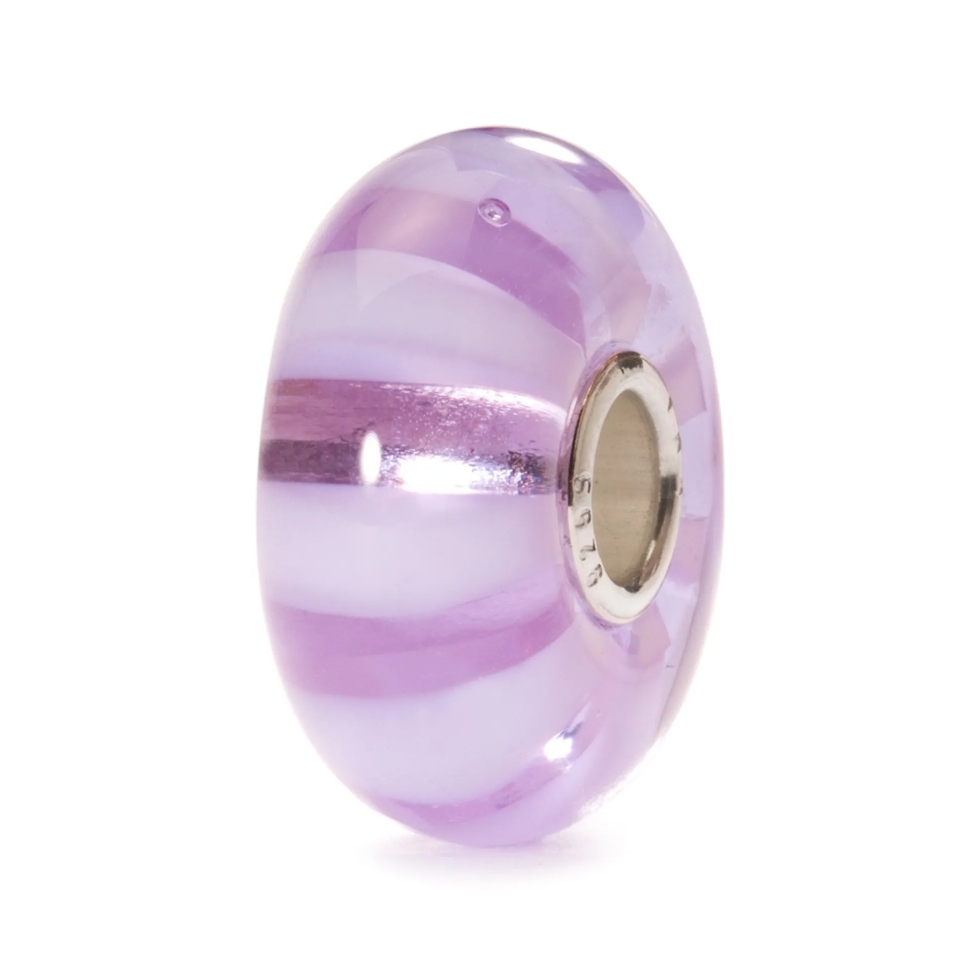 Trollbeads Beads*Lavender Stripe Bead