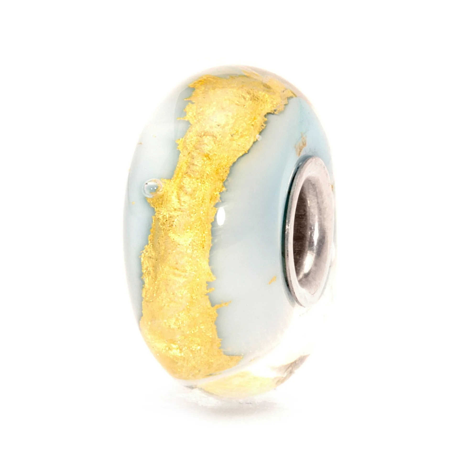 Trollbeads Beads*Light Blue Gold Bead