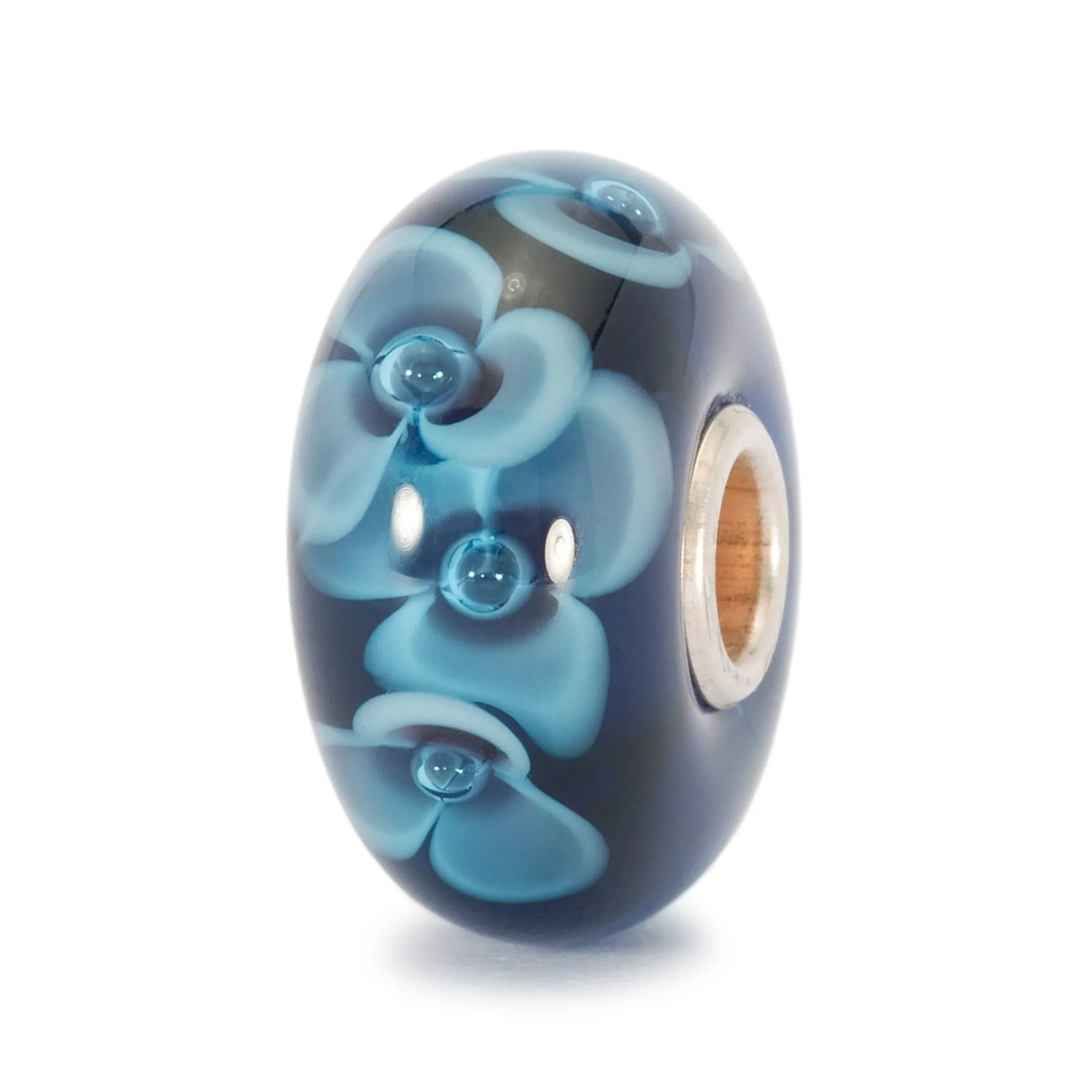 Trollbeads Beads*Midnight Flower Bead