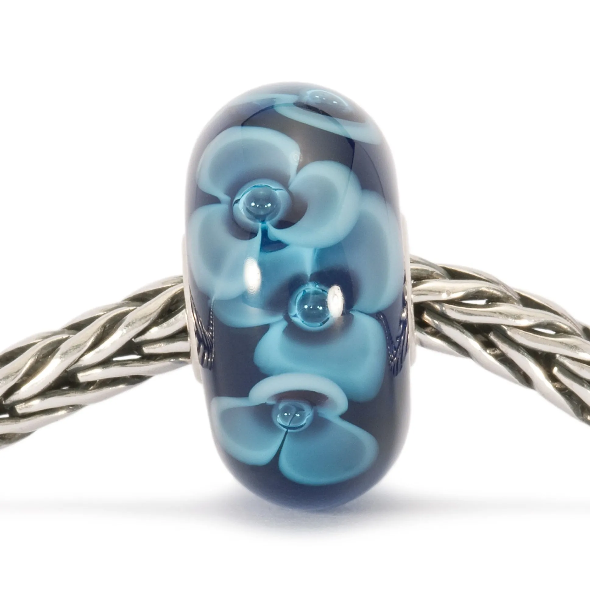 Trollbeads Beads*Midnight Flower Bead