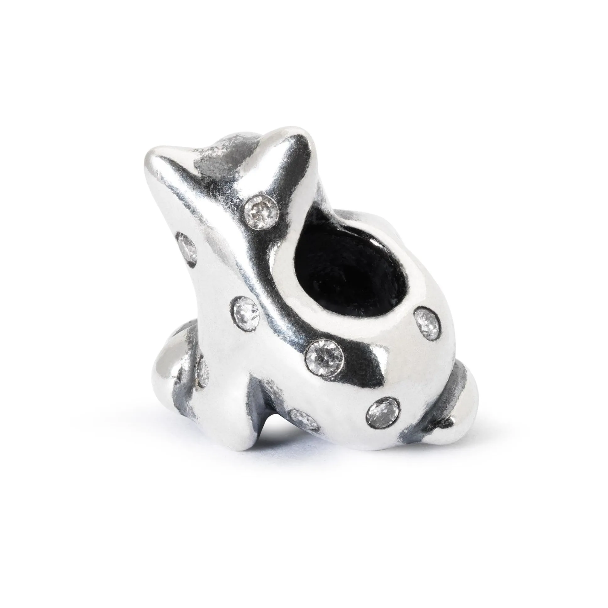 Trollbeads Beads*Moonlight Cat Bead