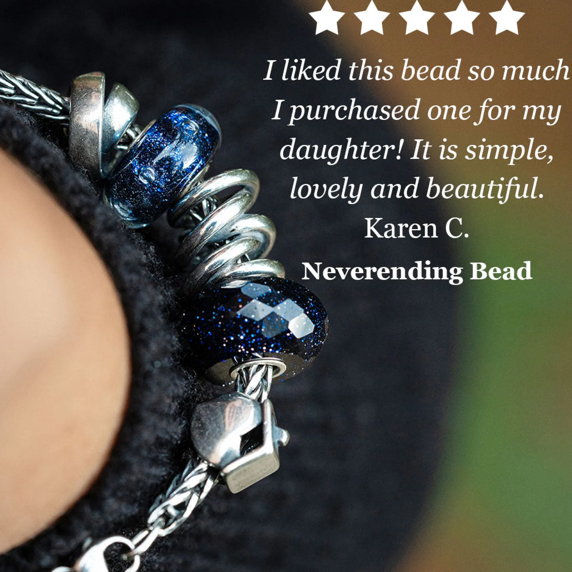 Trollbeads Beads*Neverending Bead