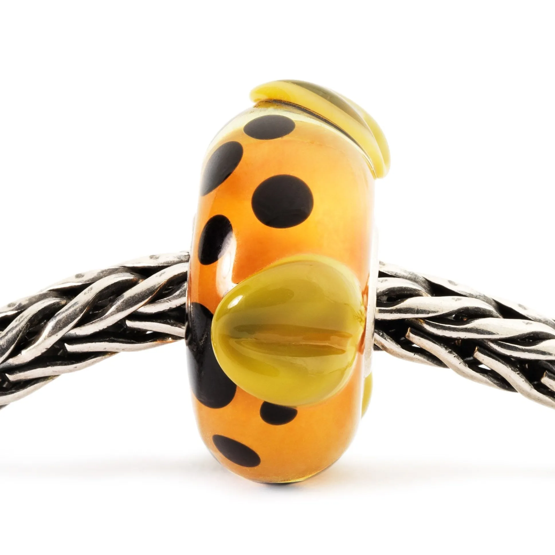 Trollbeads Beads*Orange Pod Bead