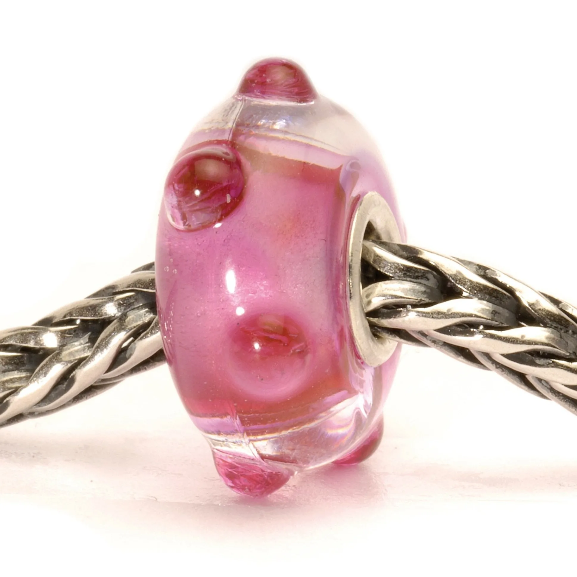 Trollbeads Beads*Pink Bud Bead