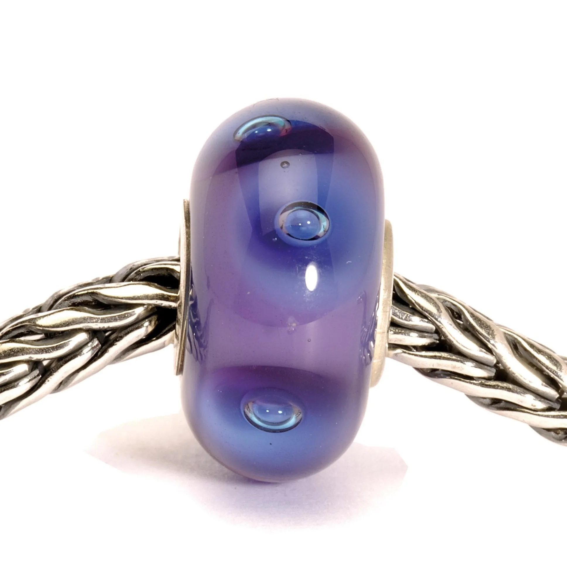 Trollbeads Beads*Purple Bubbles Bead