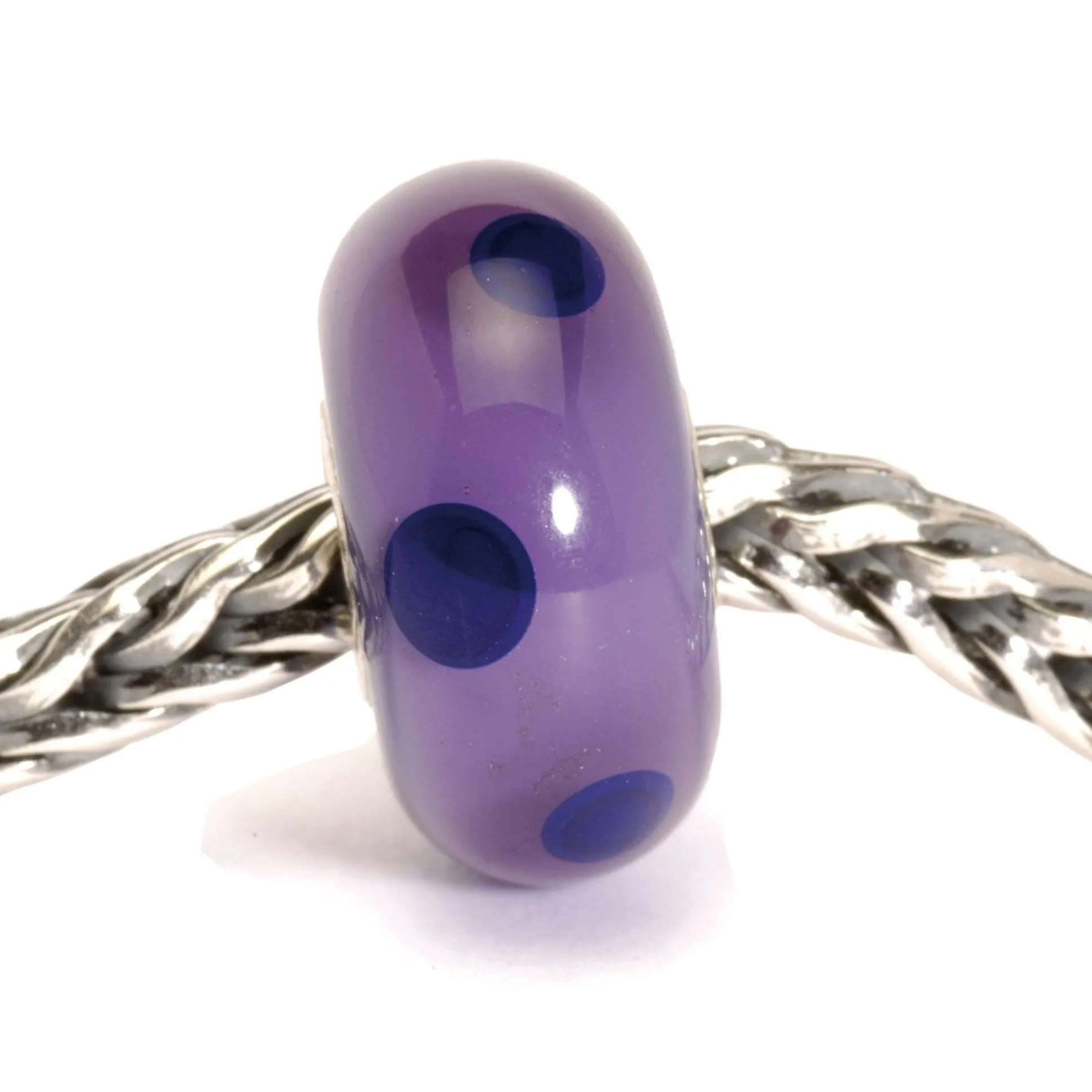 Trollbeads Beads*Purple Dot Bead