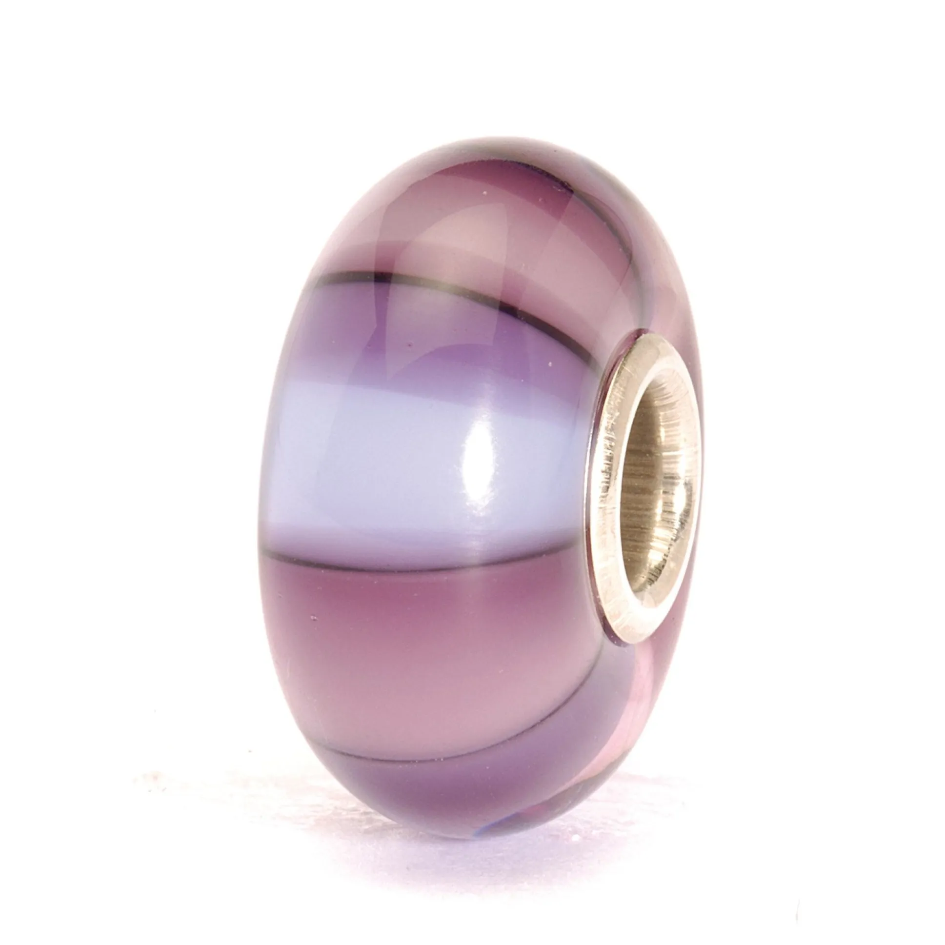 Trollbeads Beads*Purple Stripes Bead