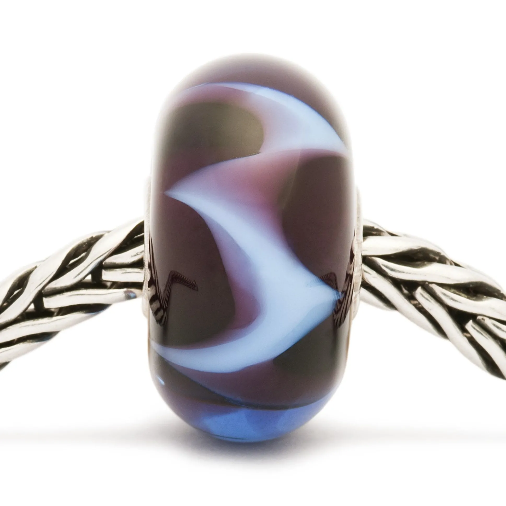 Trollbeads Beads*Purple Wave Bead