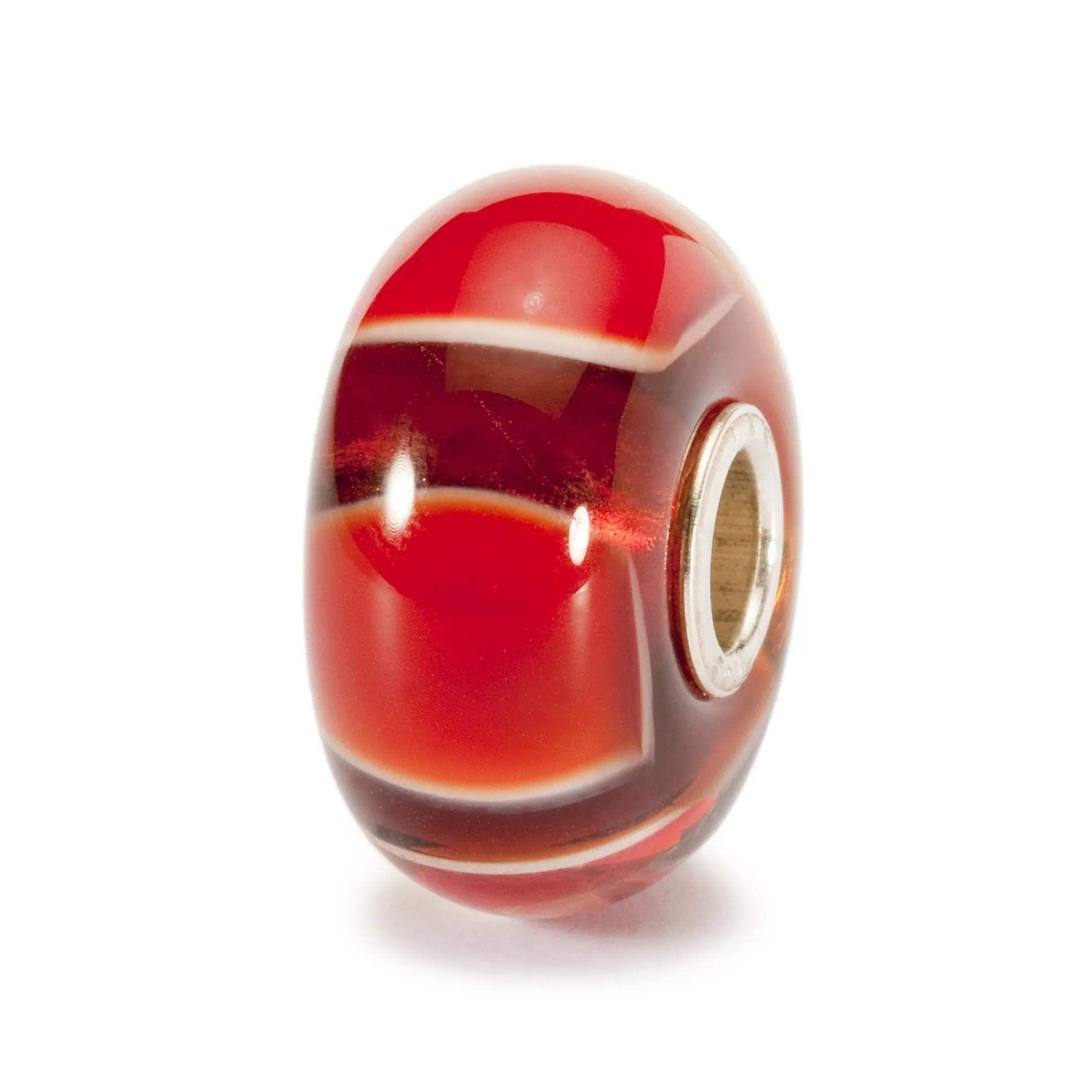 Trollbeads Beads*Red Symmetry Bead