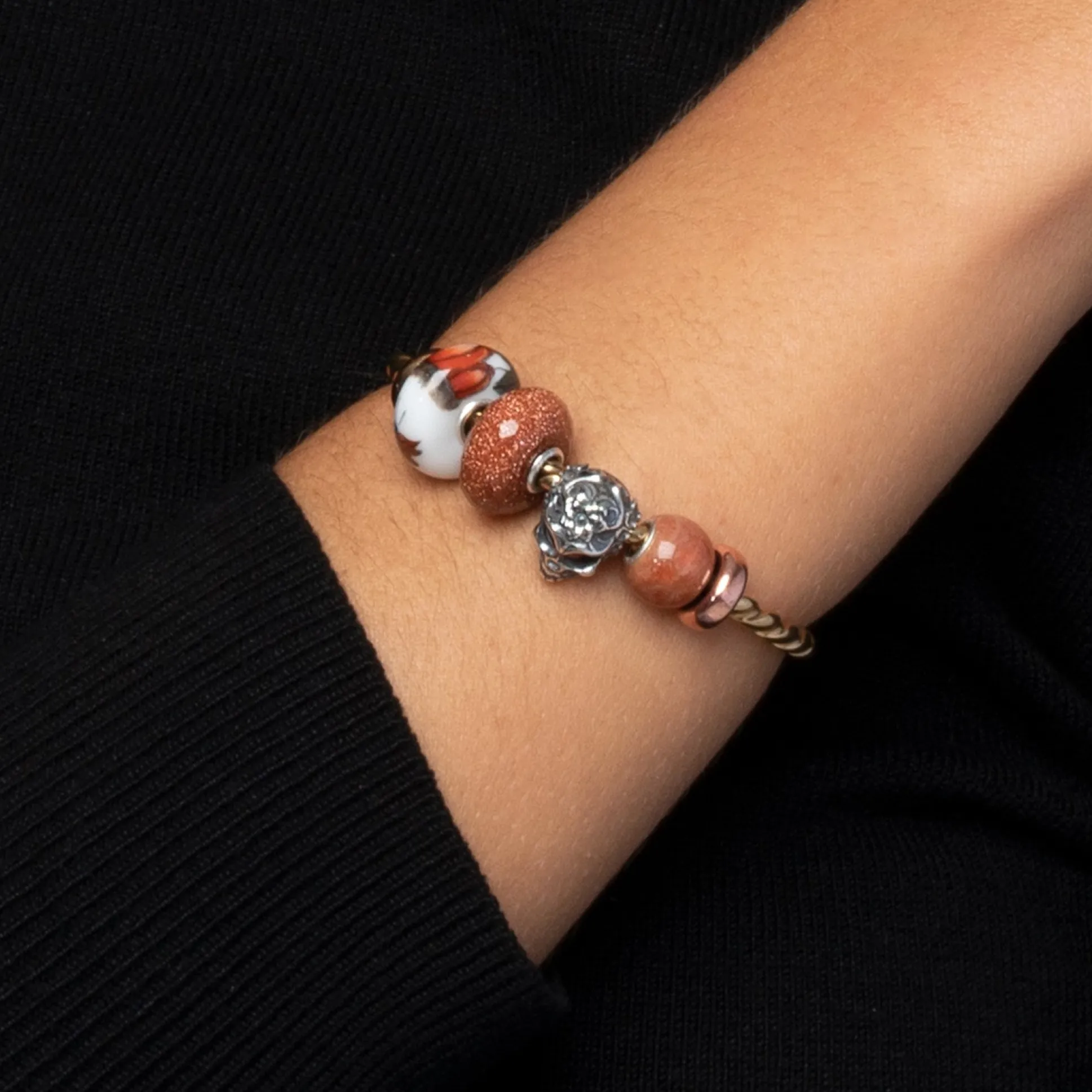 Trollbeads Beads*Round Sunstone Bead