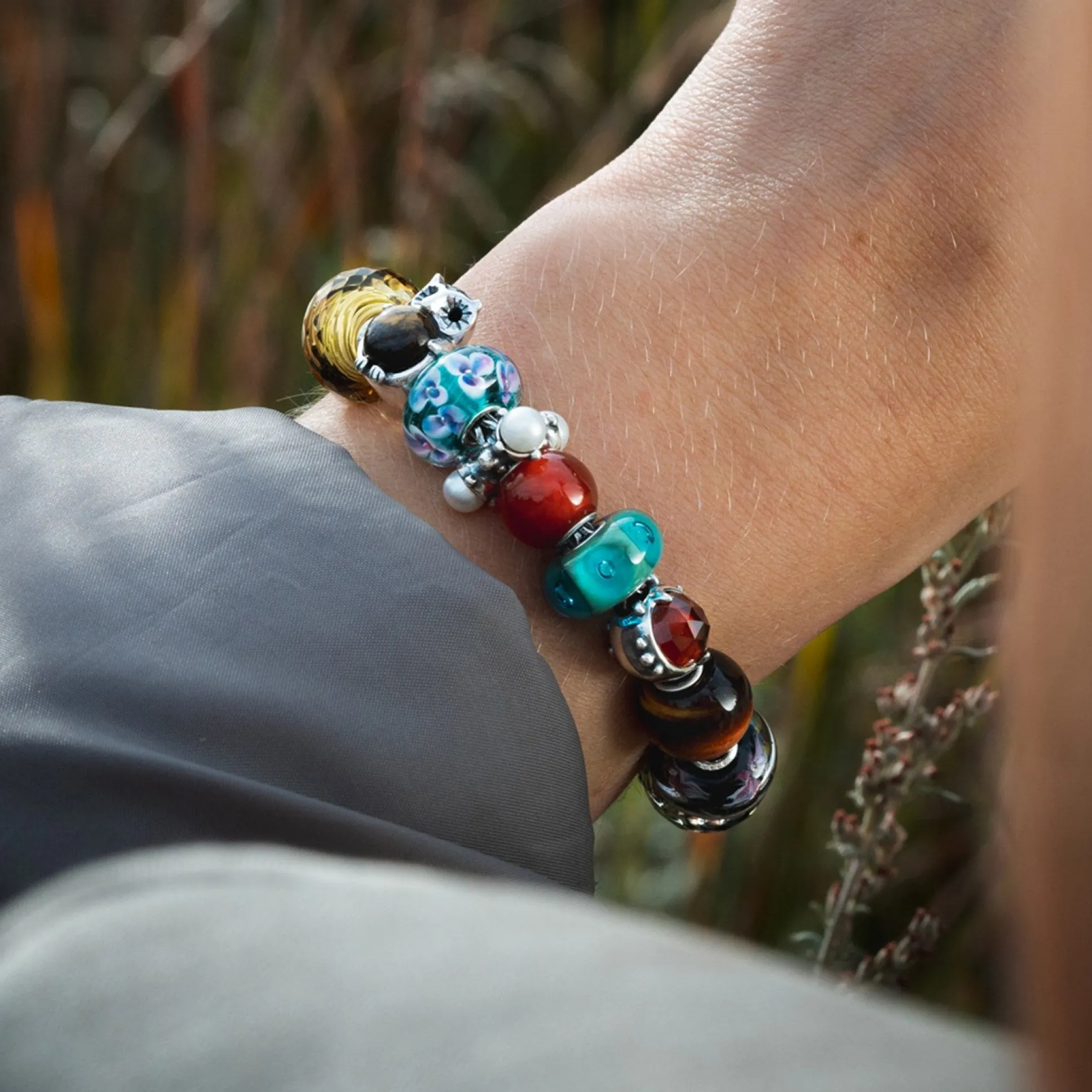 Trollbeads Beads*Willful Owl Bead