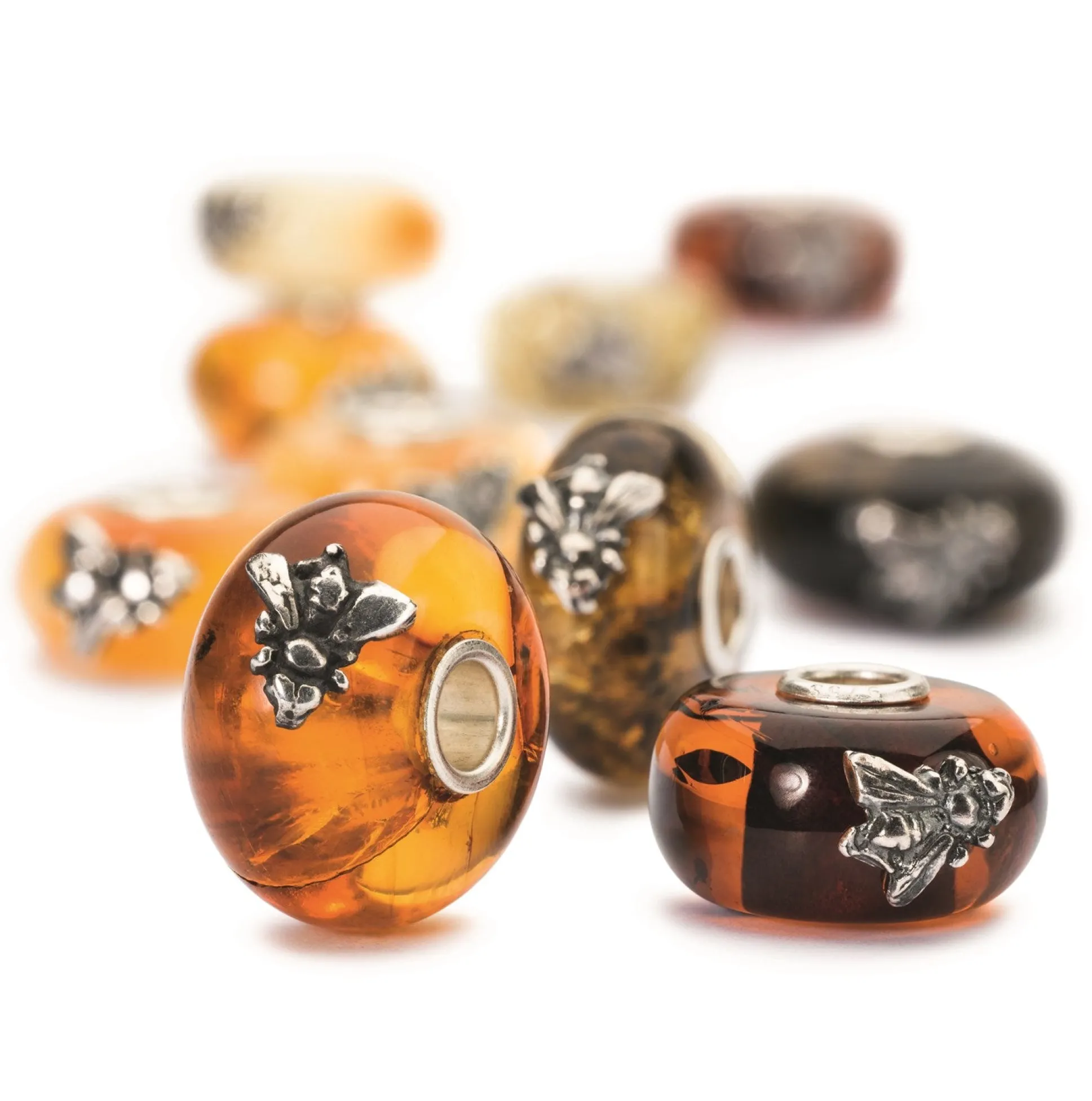 Trollbeads Beads*Wings Of Amber Single