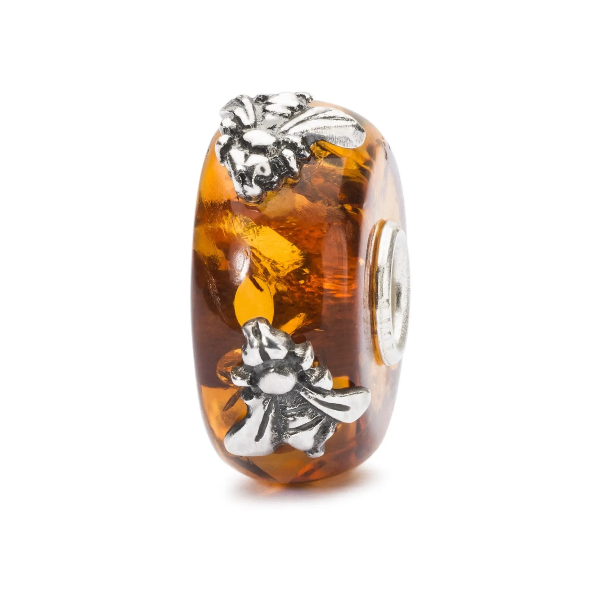 Trollbeads Beads*Wings Of Amber With Two Bead